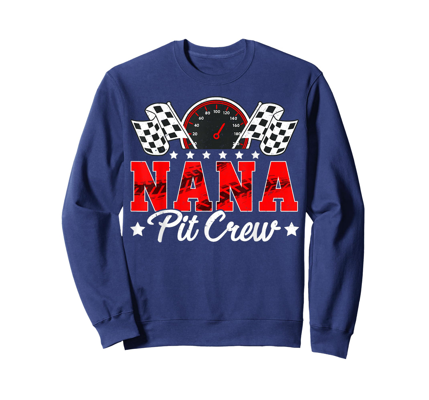 Race Car Birthday Party Matching Family Nana Pit Crew T-Shirt