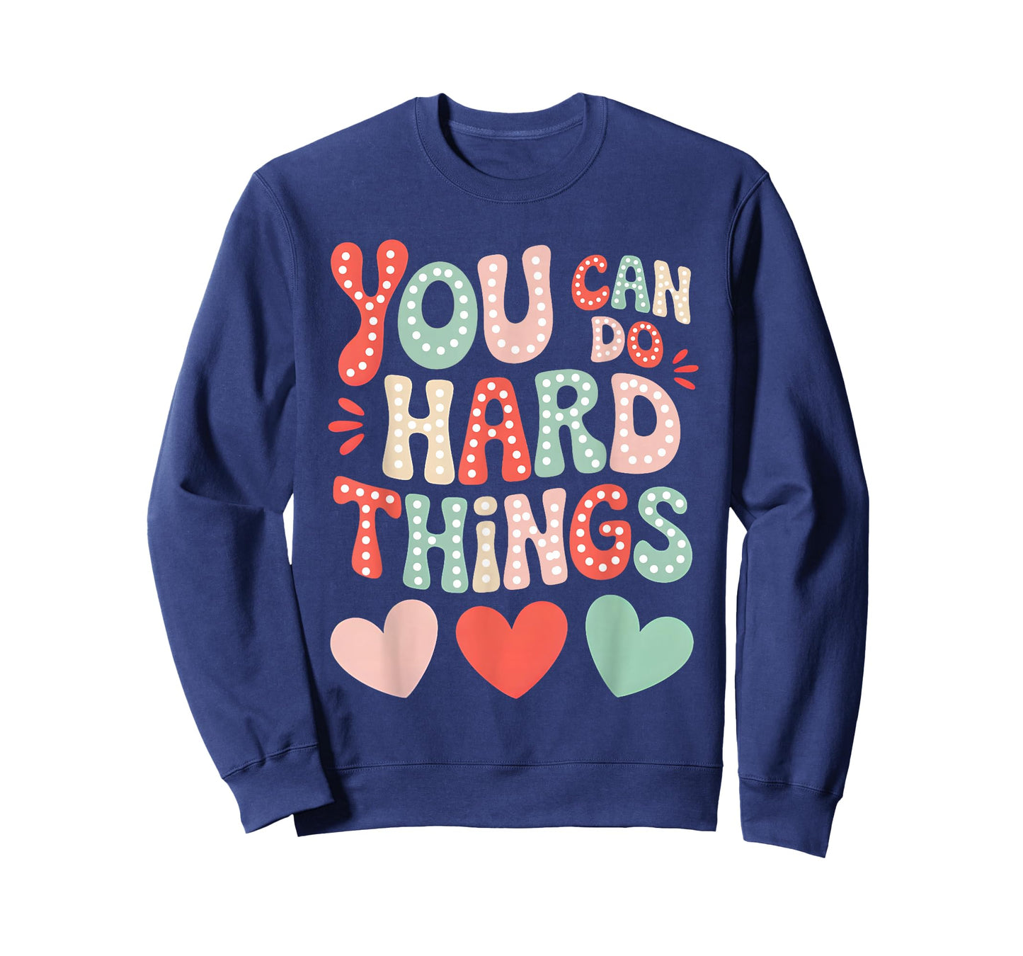 Groovy You Can Do Hard Things Test Day Teacher Women Kids T-Shirt