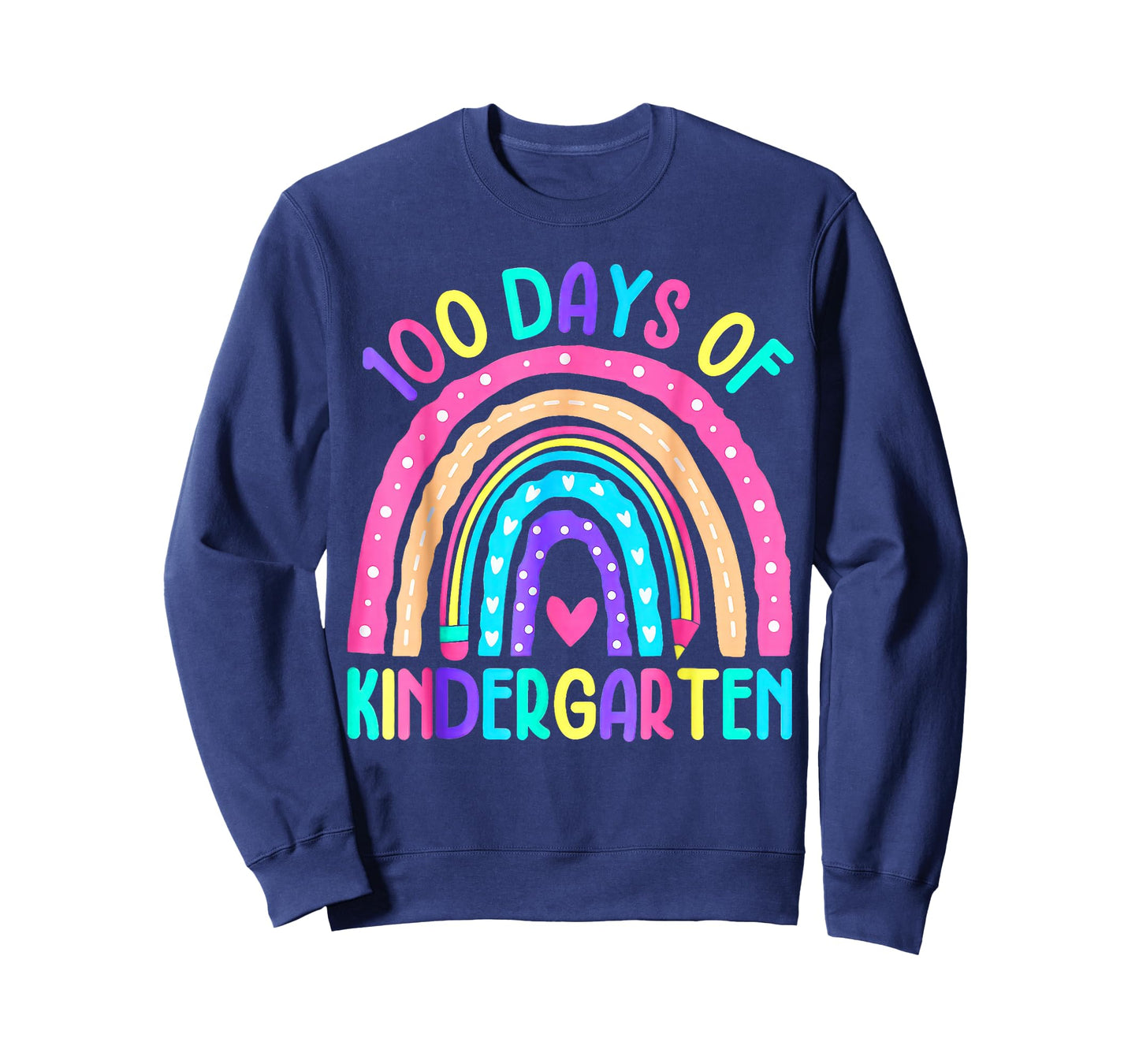 100 Days of Kindergarten Rainbow T-Shirt