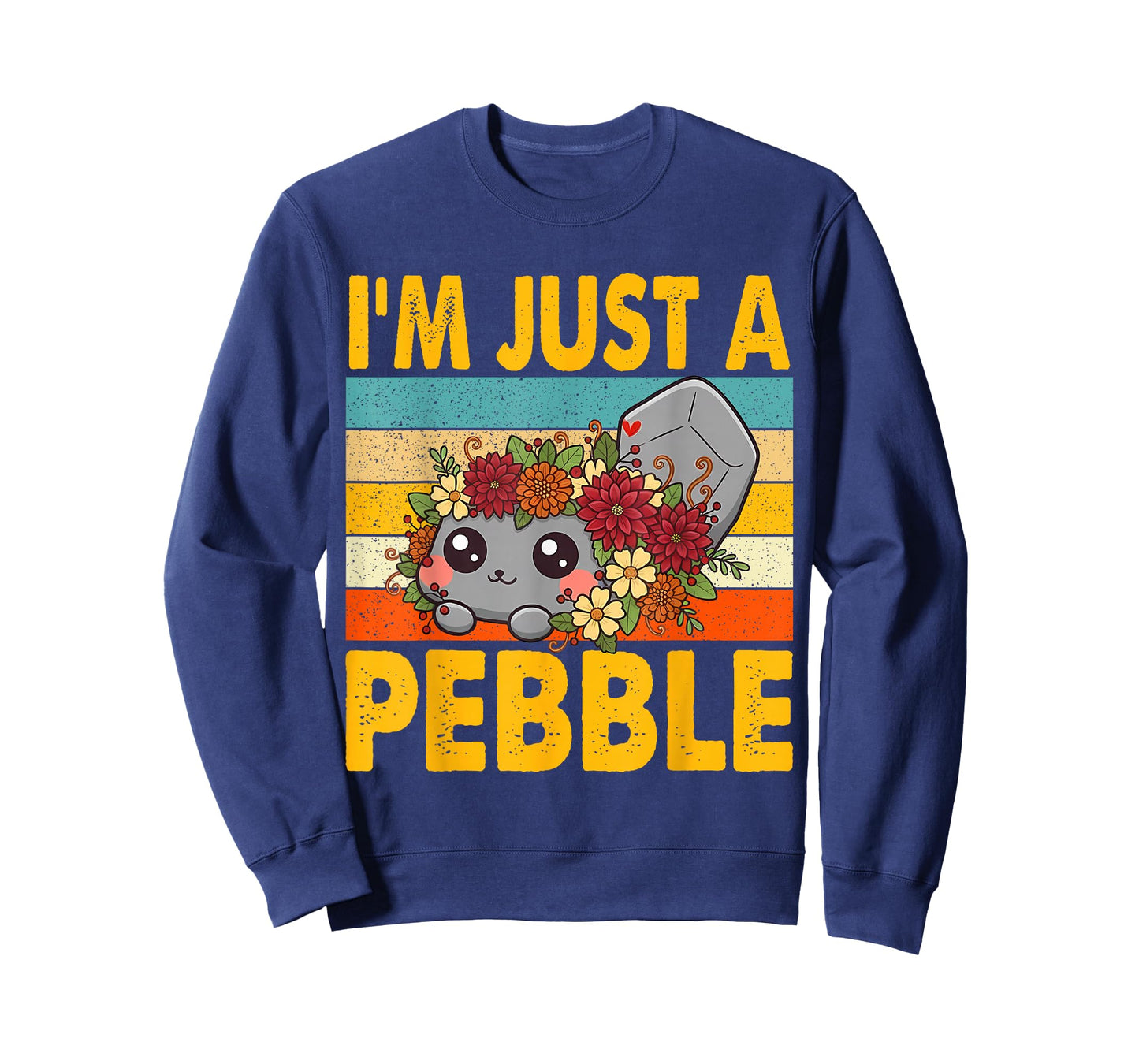 Retro I'm Just A Pebble Funny Pebble Cute Dog Men Women Kids T-Shirt