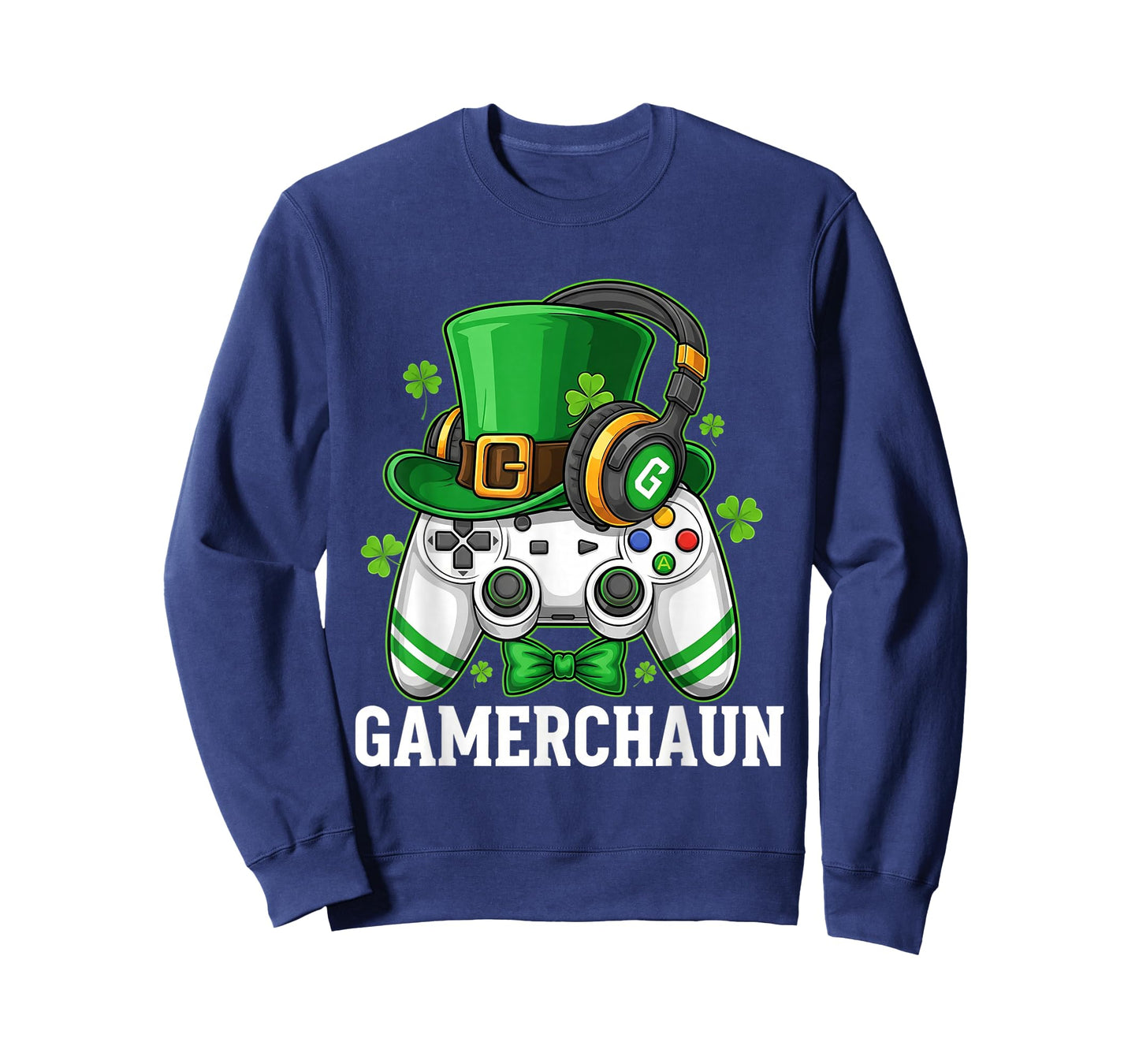 Leprechaun St Patricks Day Game Controller Gamer Boys Kids T-Shirt