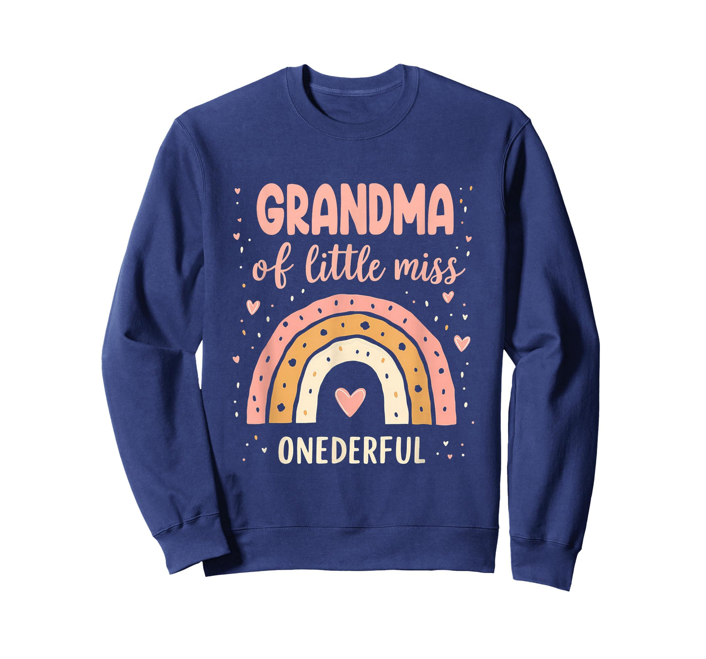 1st Birthday Rainbow Grandma of Lil Miss One-Derful T-Shirt