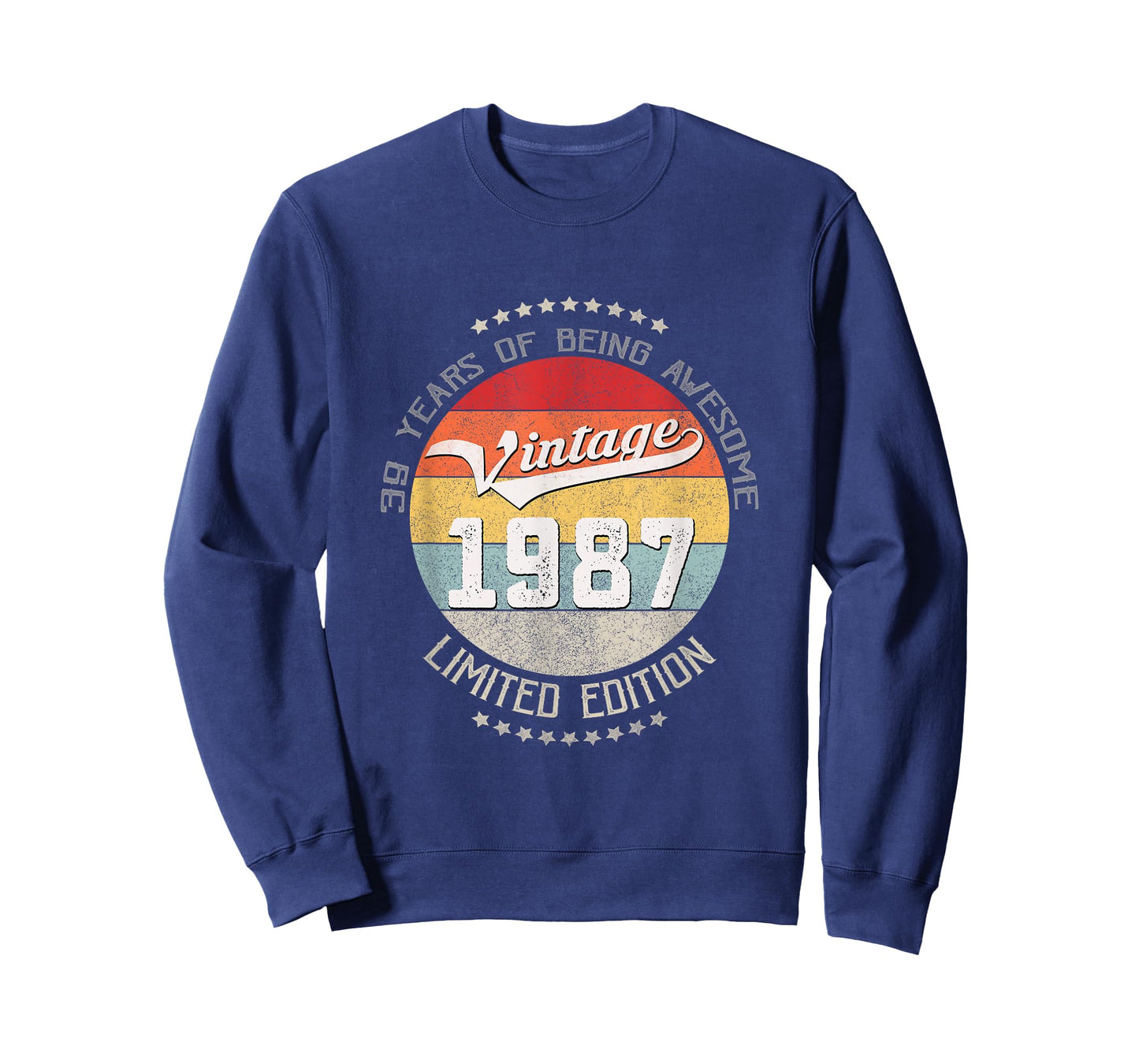 39th Birthday Gift Vintage Being Awesome 1987 39 Years Old T-Shirt