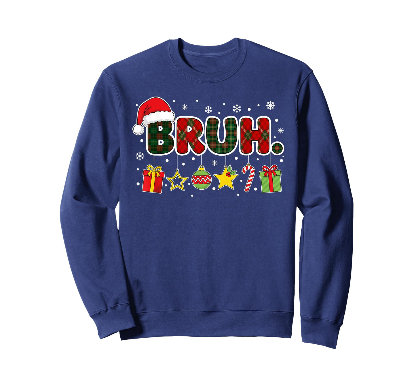 Merry Christmas Bruh Bro Meme Teens Boys Mens Kids T-Shirt