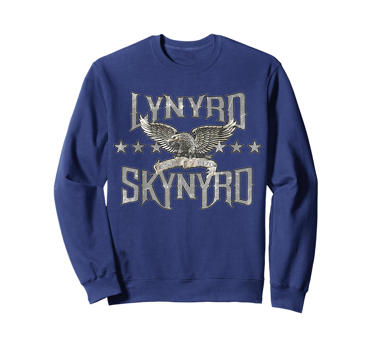 Lynyrd Skynyrd Est 1970 Eagle Retro Rock Band Biker Festival T-Shirt