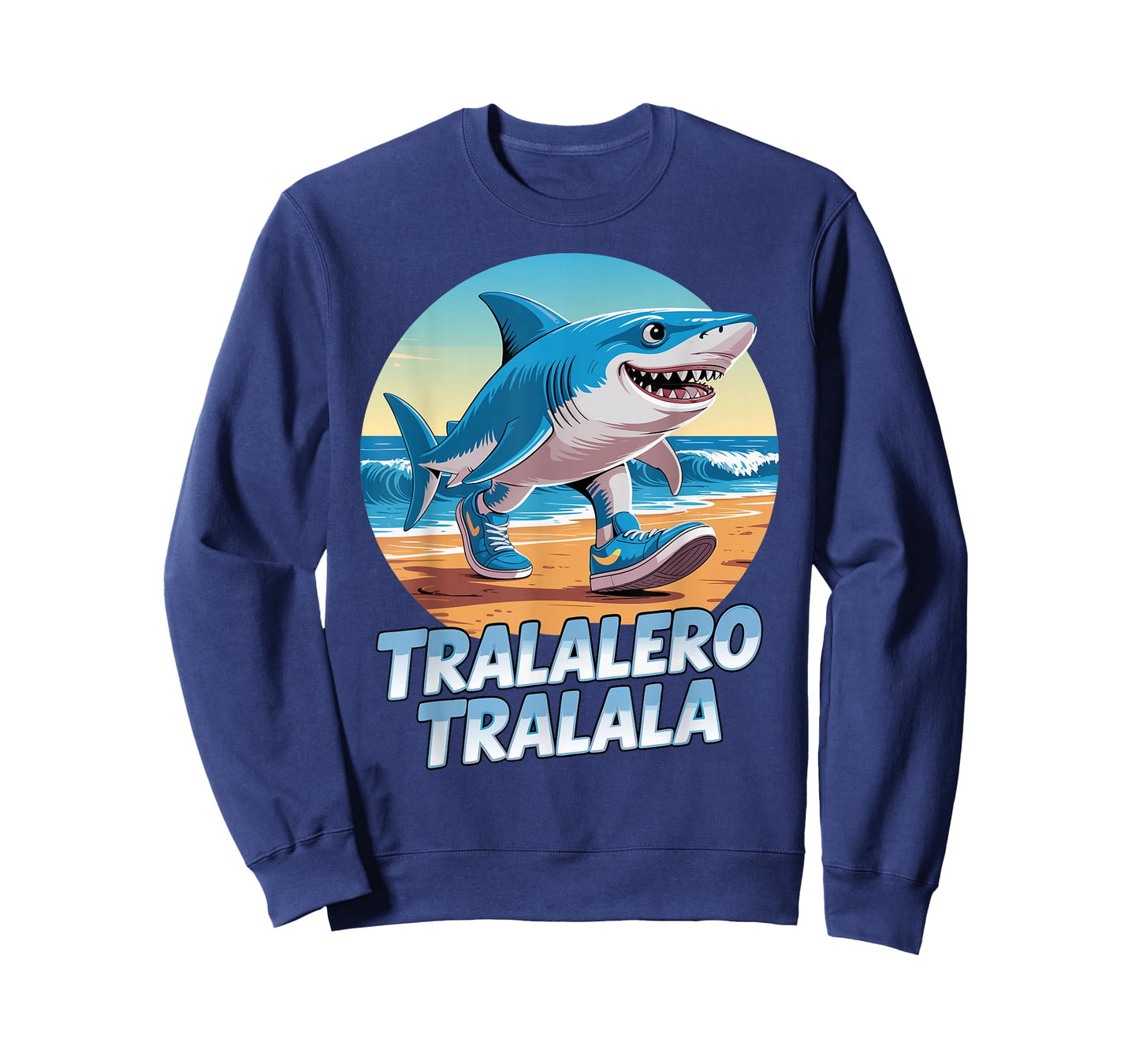 Tralalero Tralala Italian Brainrot Meme Sneaker Shark Boys T-Shirt
