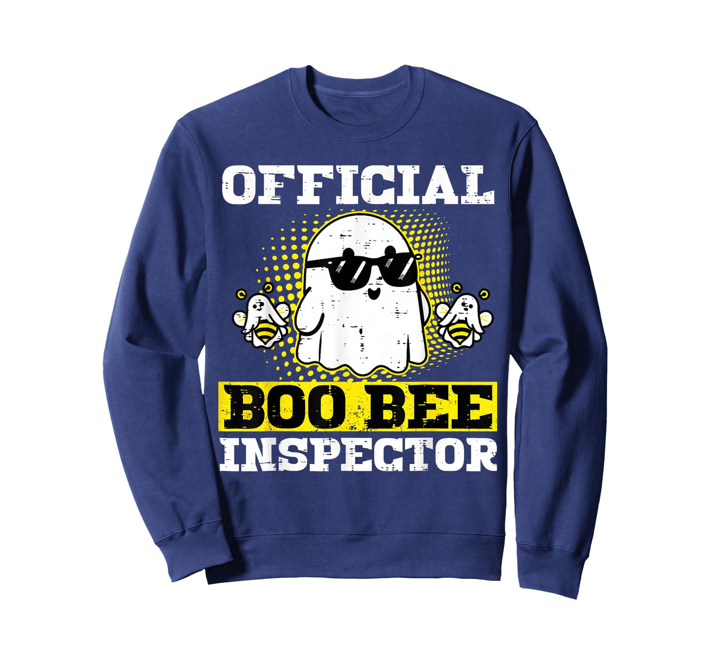 Halloween Boo Official Bee Inspector Funny Costume Men Women T-Shirt