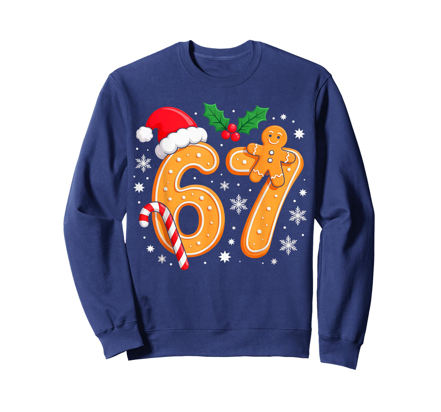 6 7 Meme Christmas 67 Six Seven Cookies Gingerbread T-Shirt