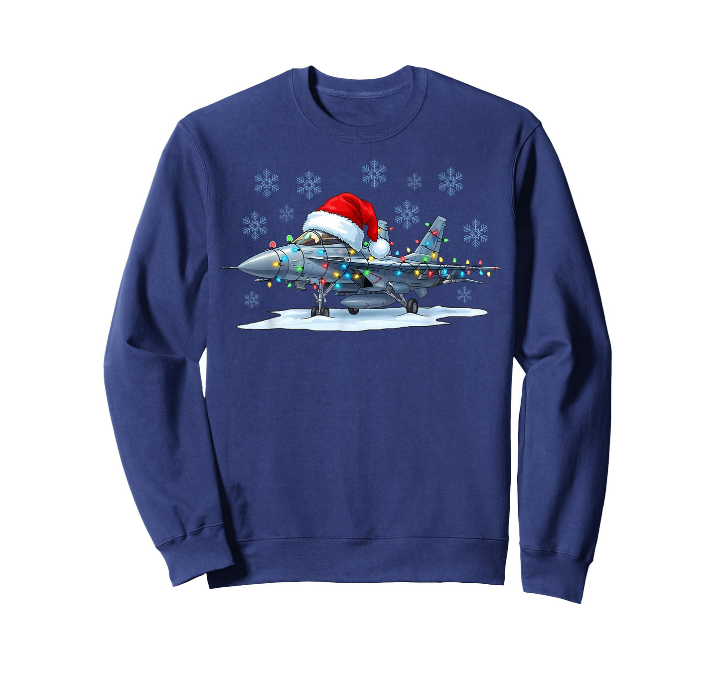 Christmas Lights Wrapped Kids Fighter Jet Lover Funny Boys T-Shirt