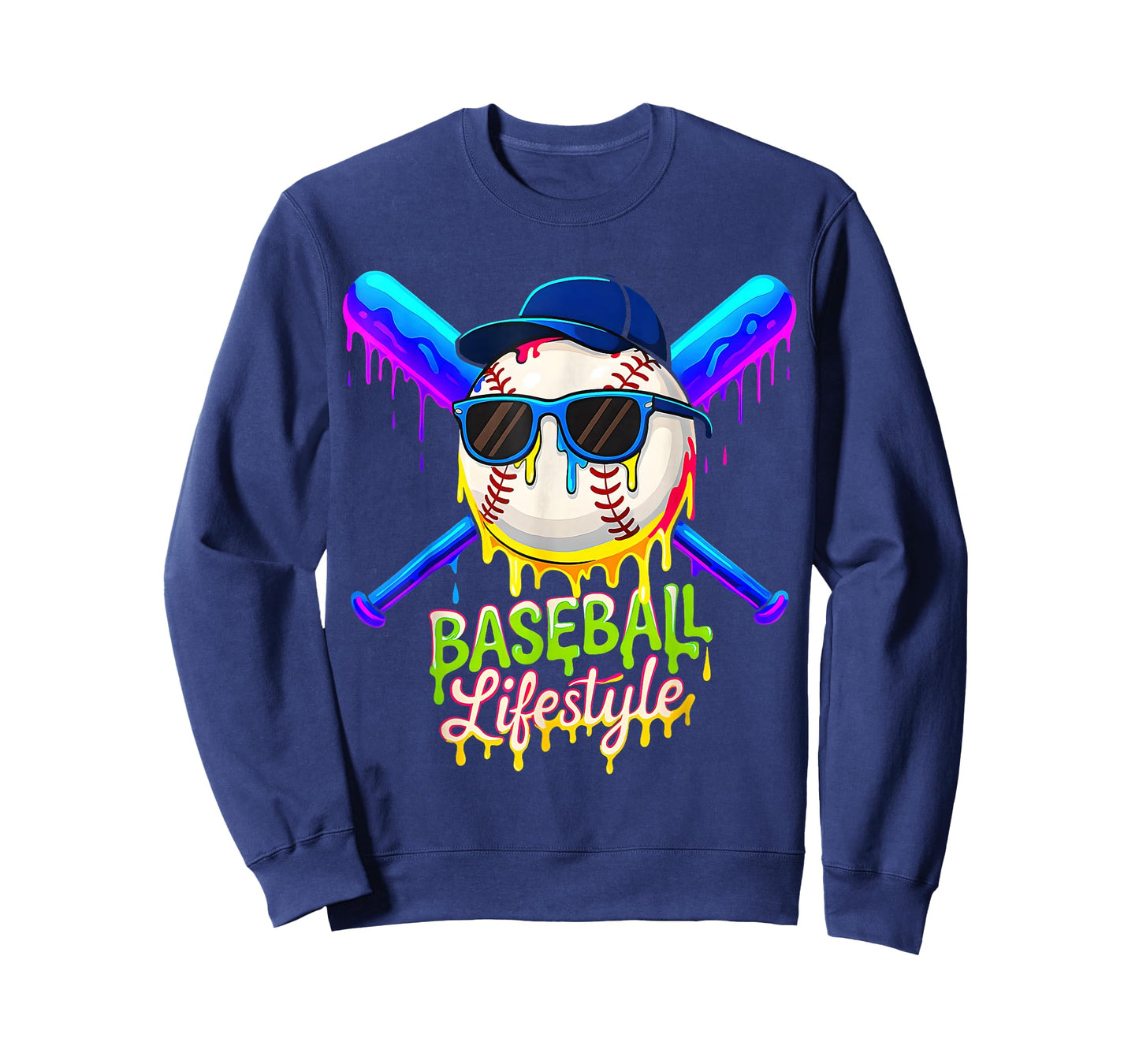 Baseball Life Style 101 Apparel Youth Drip Baseball Boys Kid T-Shirt