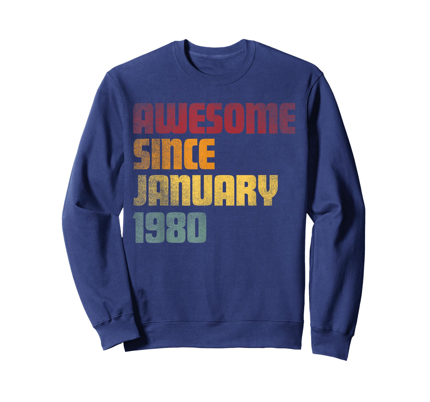 Awesome Since January 1980 46th Birthday - Vintage T-Shirt