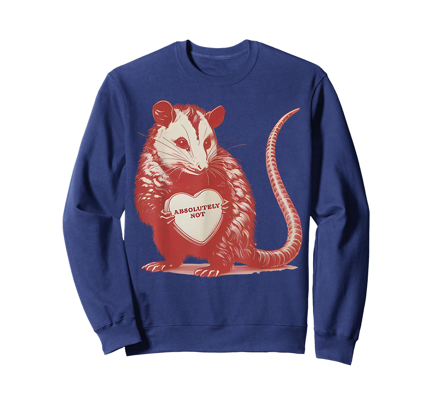 Funny Opossum Absolutely Not Valentine Graphic T-Shirt