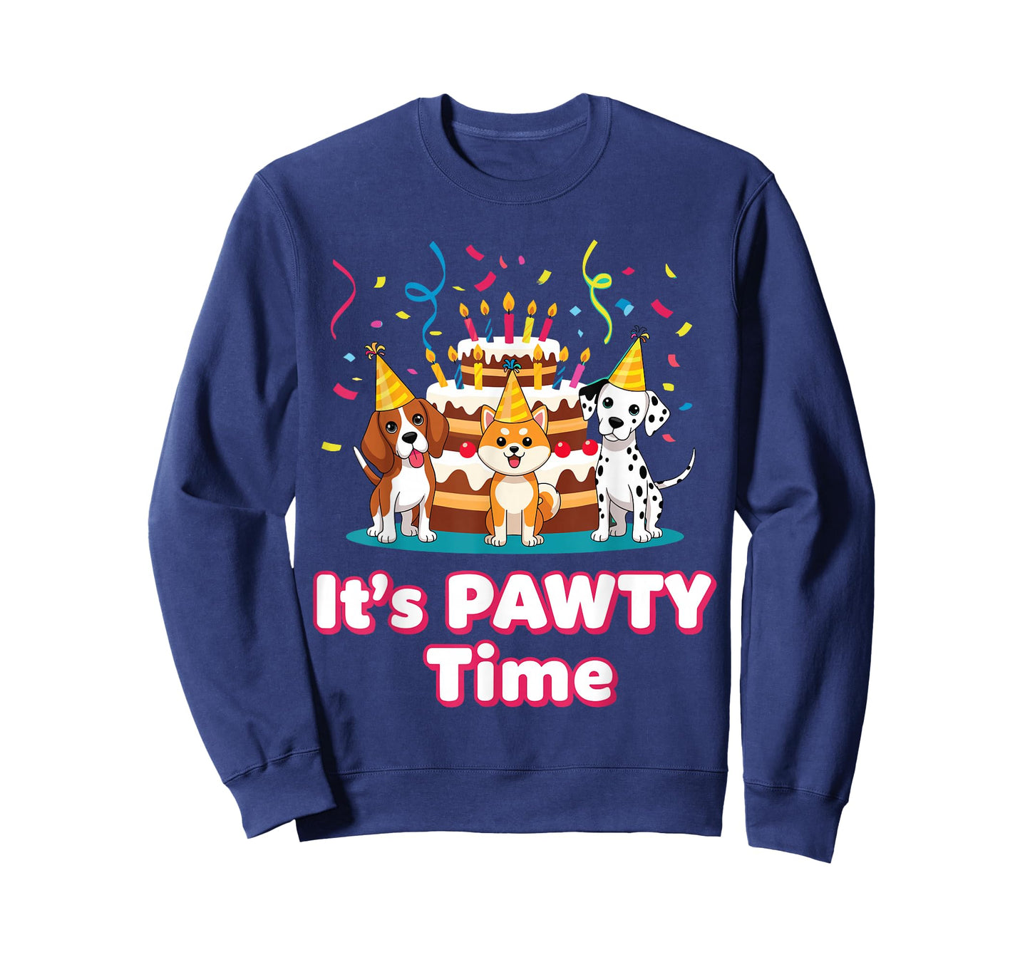 Happy Birthday Dog Shirt for Pet Lovers, Fun It's Pawty Time T-Shirt