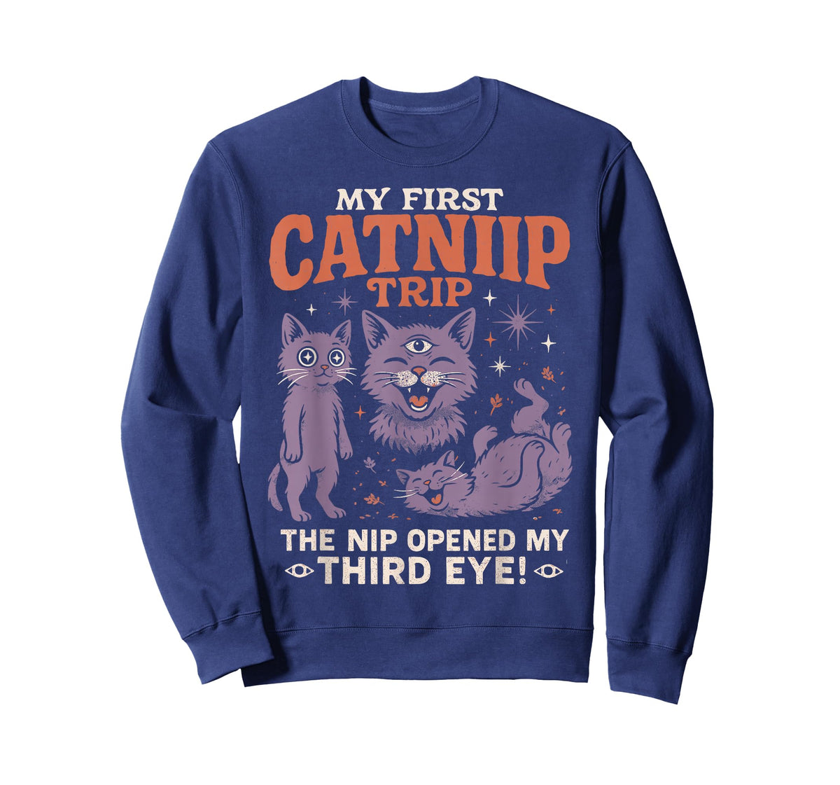 Catnip Trip Cats Nip | Retro Funny Poster Cat Owners T-Shirt