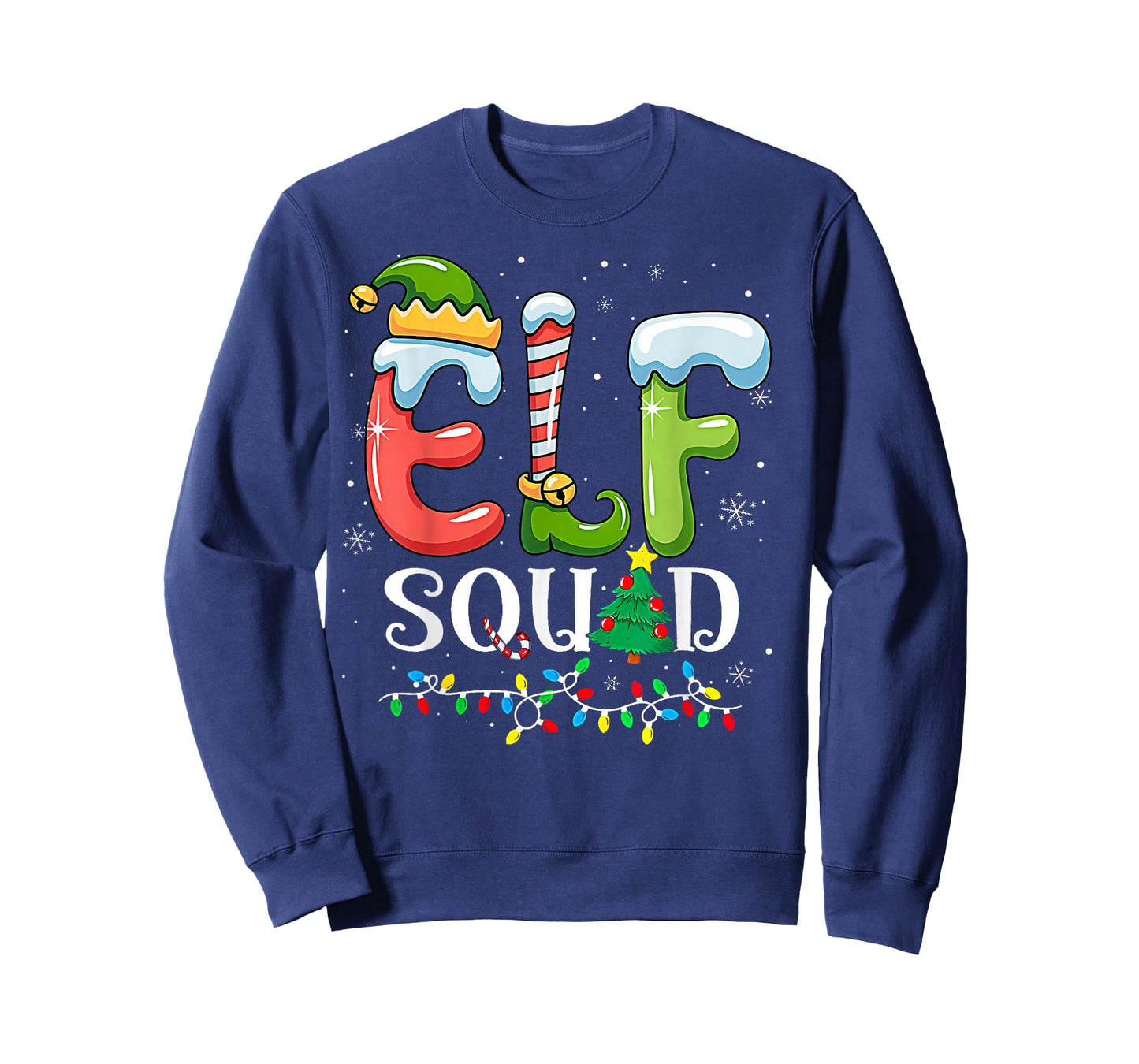 Elf Squad Christmas Family Matching Pajamas Elf Boys Kid Men T-Shirt