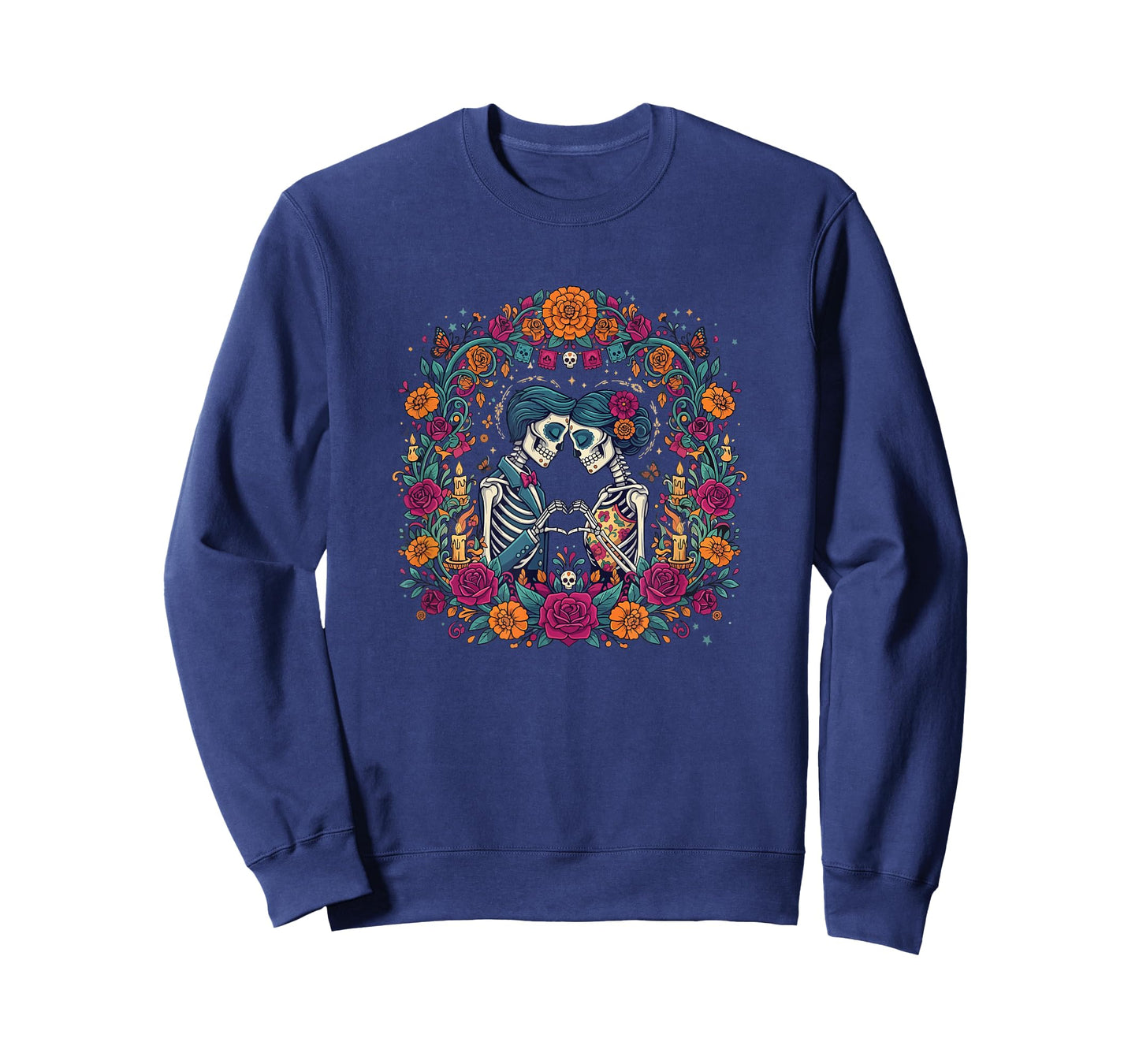 Dia De Los Muertos Skeletons Dancing Mexican Day of The Dead T-Shirt