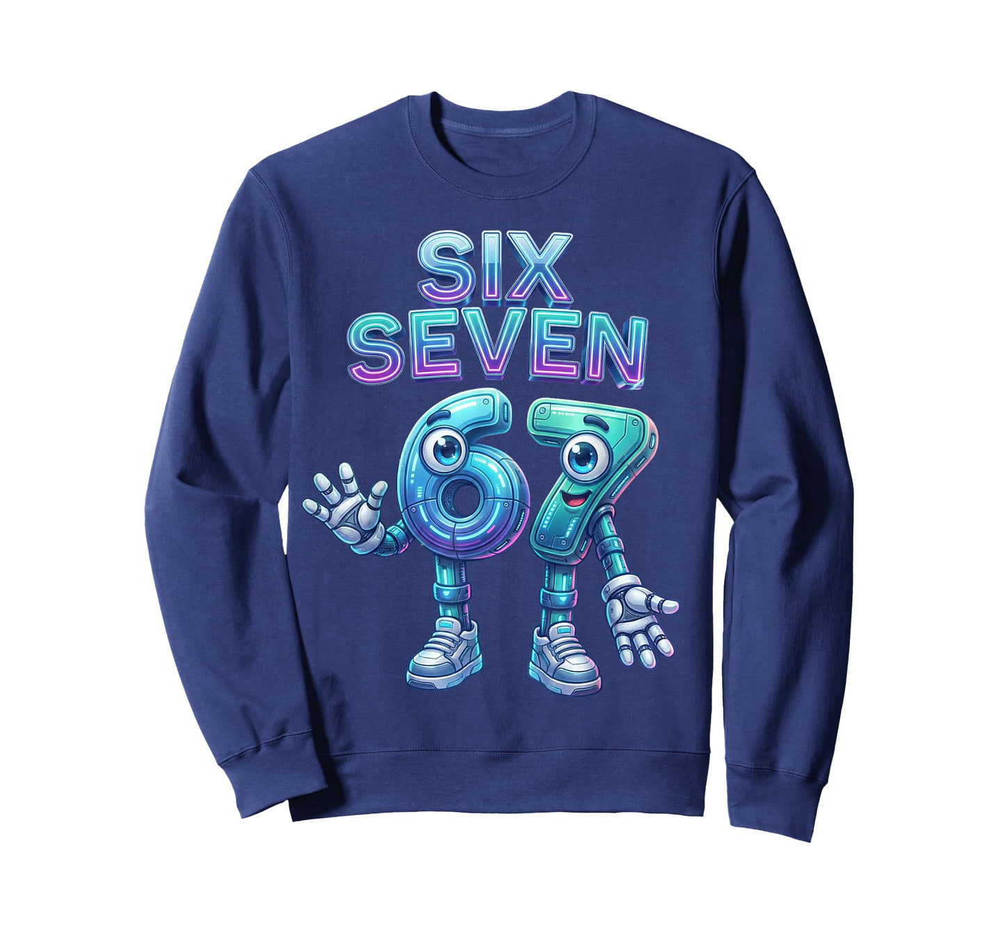 67 Six Seven 6-7 Meme Funny Brainrot 6 7 Boys Teens Kids 67 T-Shirt