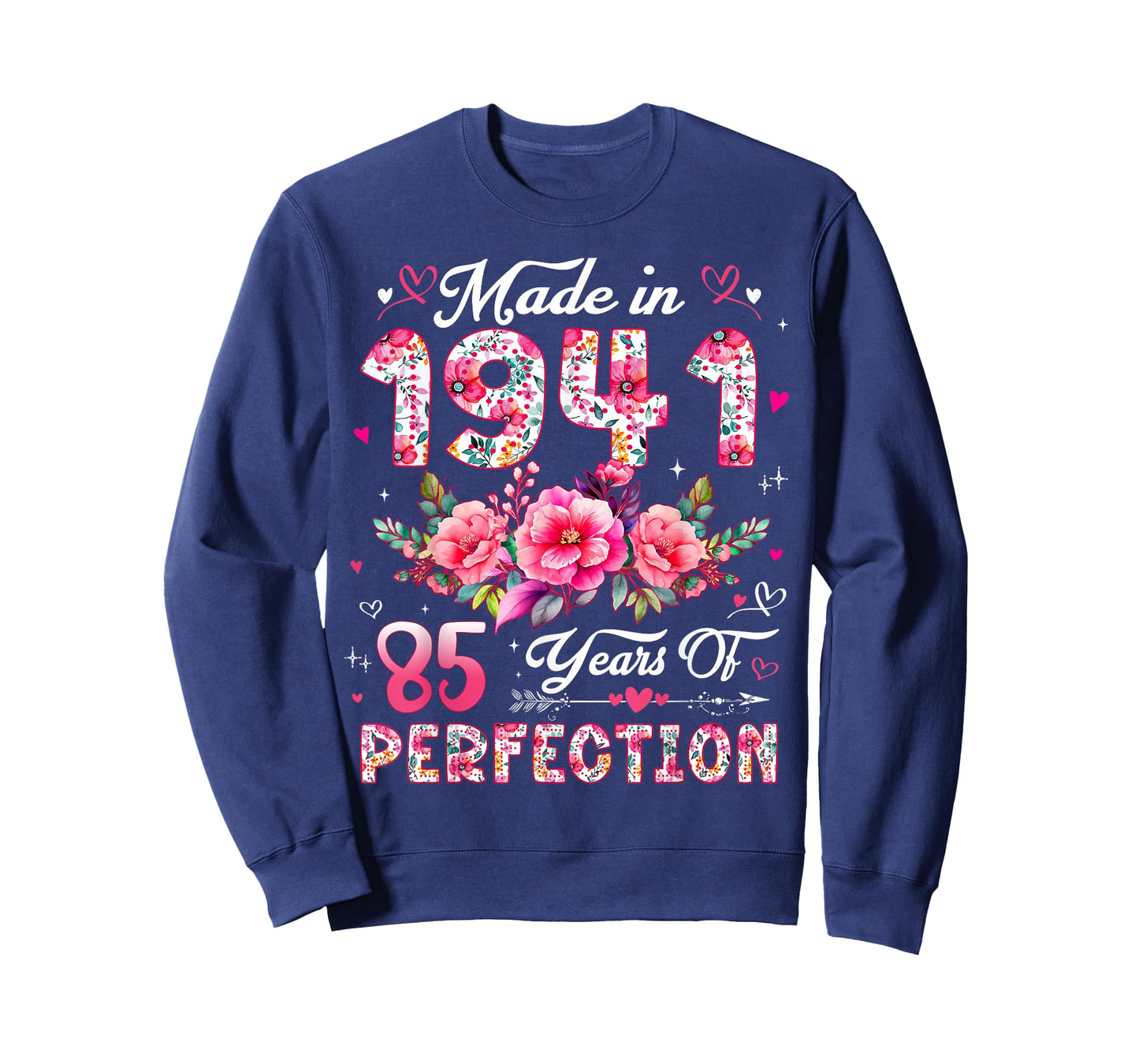 85 Year Old Made in 1941 Floral 85th Birthday Women T-Shirt