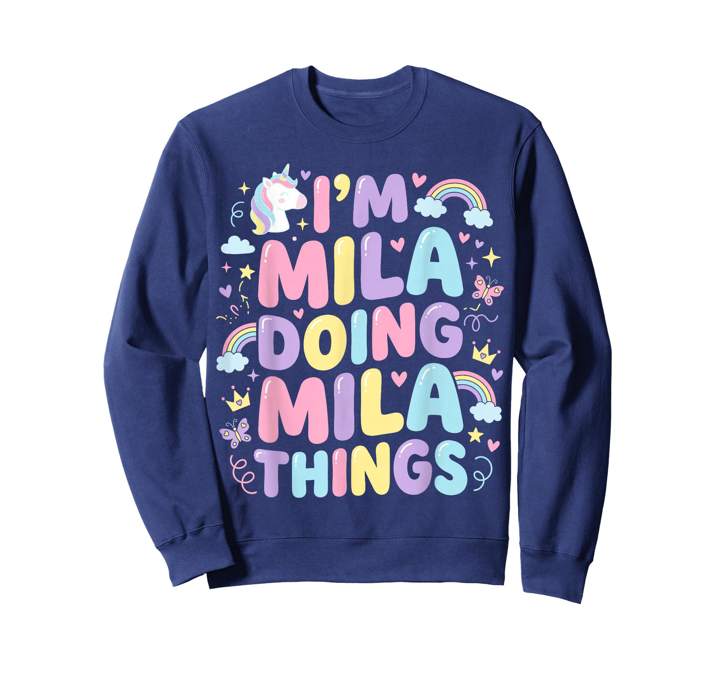 I'm Mila Doing Mila Things Cute Girl's T-Shirt