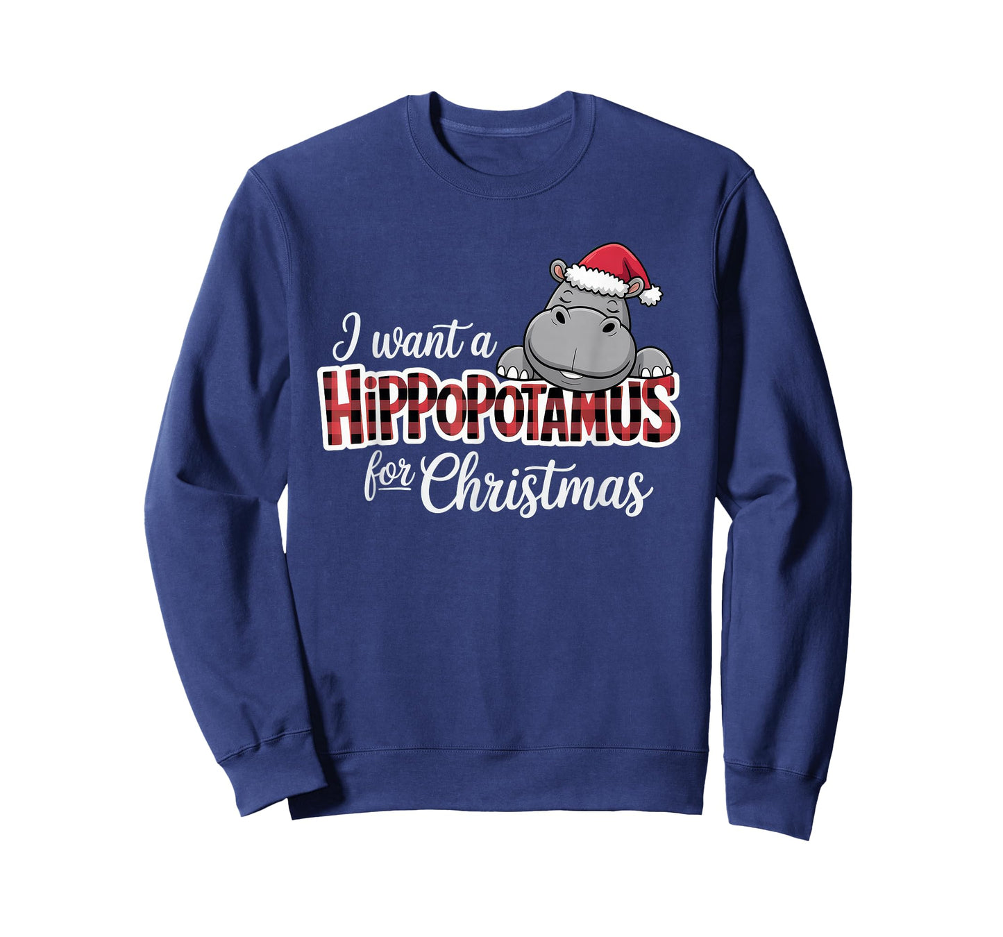 I Want a Hippopotamus for Christmas Funny Holiday T-Shirt