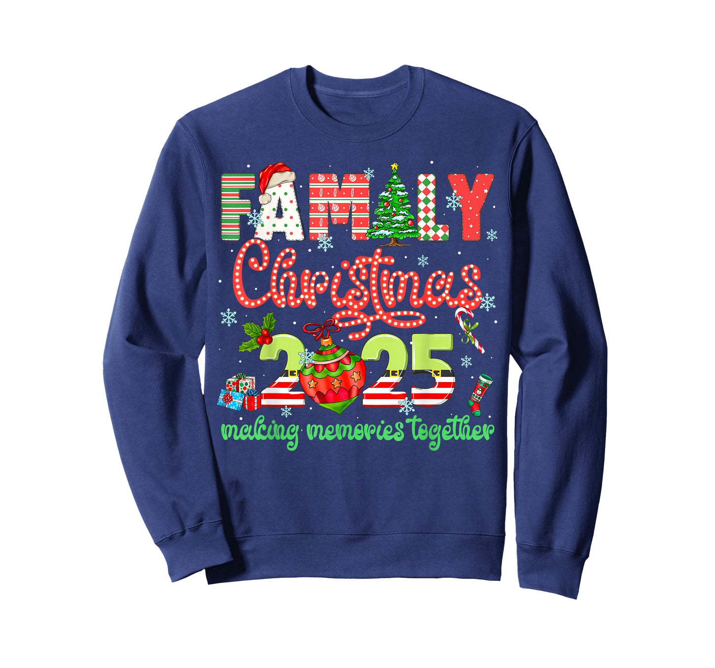 We are Family Christmas 2025 Matching Pajamas Men Women Kids T-Shirt