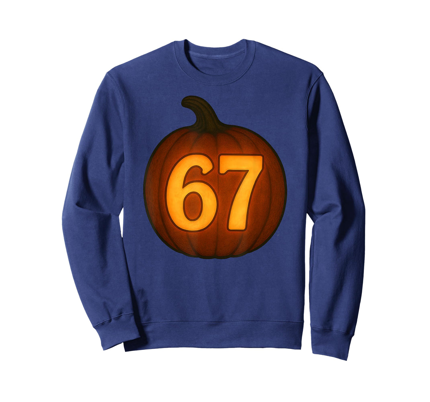 Six Seven Pumpkin 6 7 Glowing Halloween Jack-o’-Lantern T-Shirt