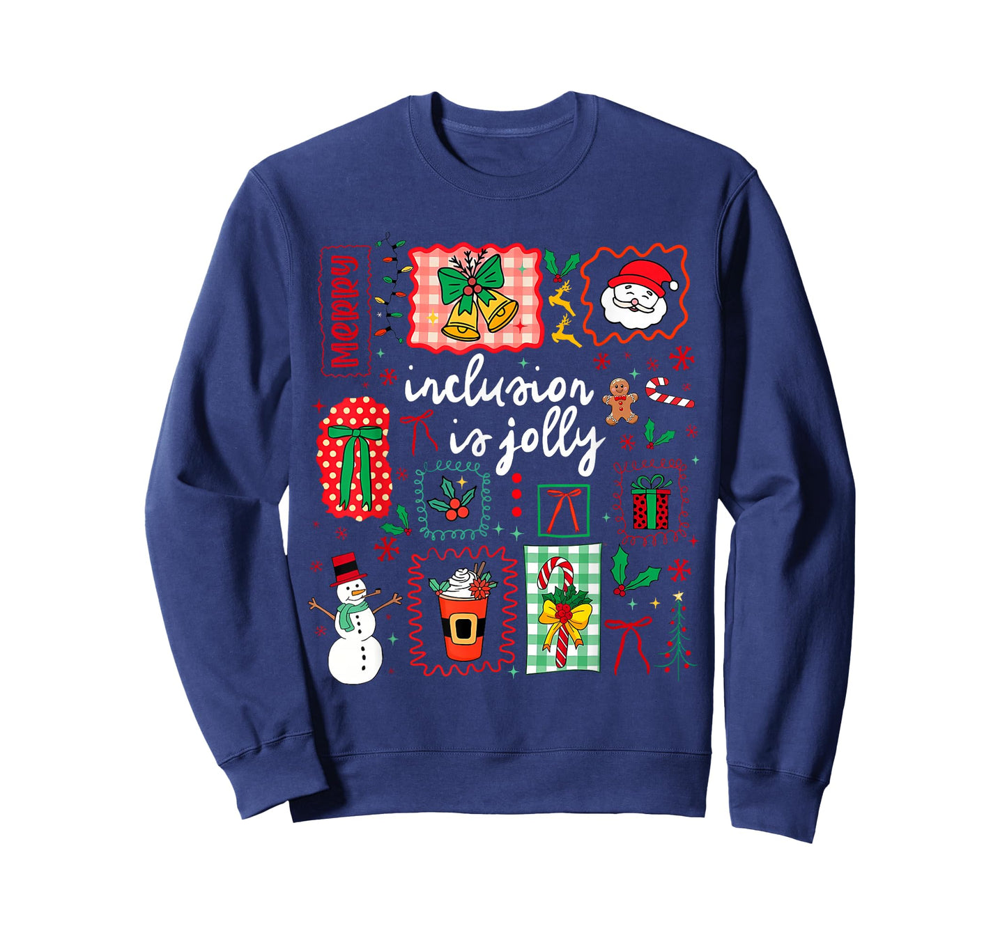 Christmas Inclusion is Jolly Special Education Teacher Xmas T-Shirt
