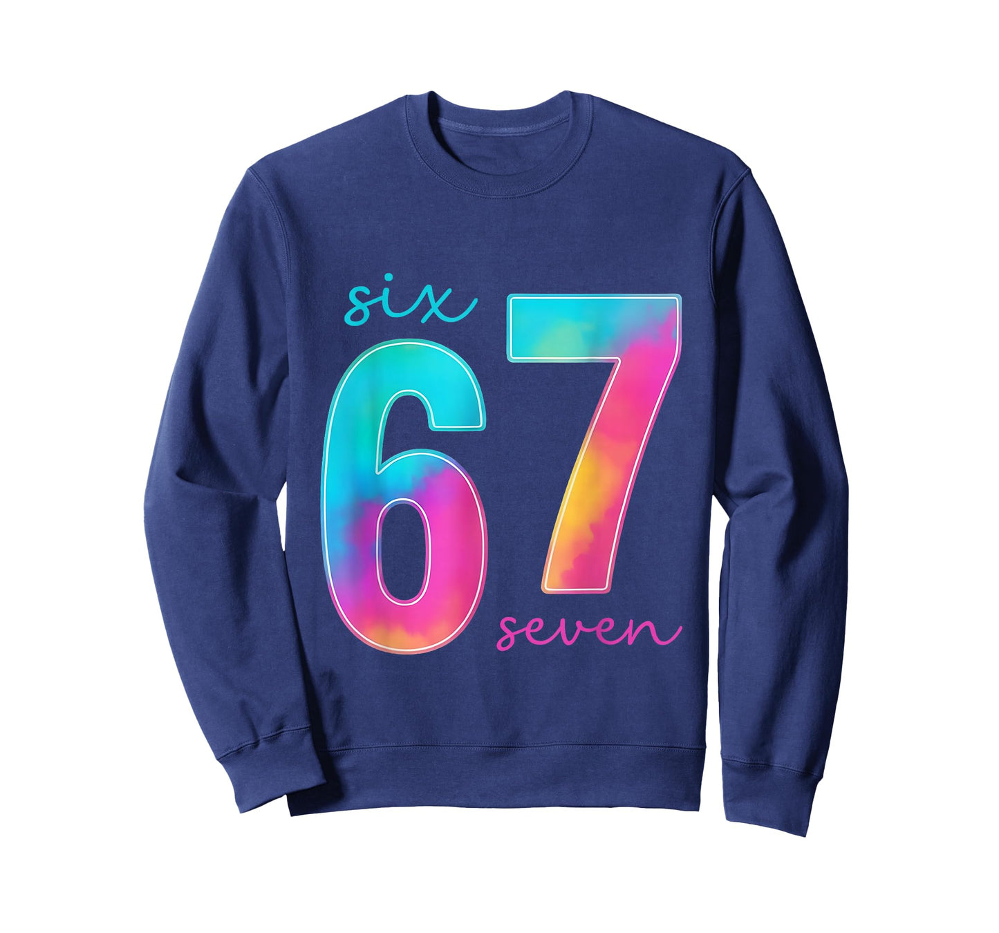 Funny Six Seven 6 7 Meme Gen Alpha Slang 67 Kids T-Shirt