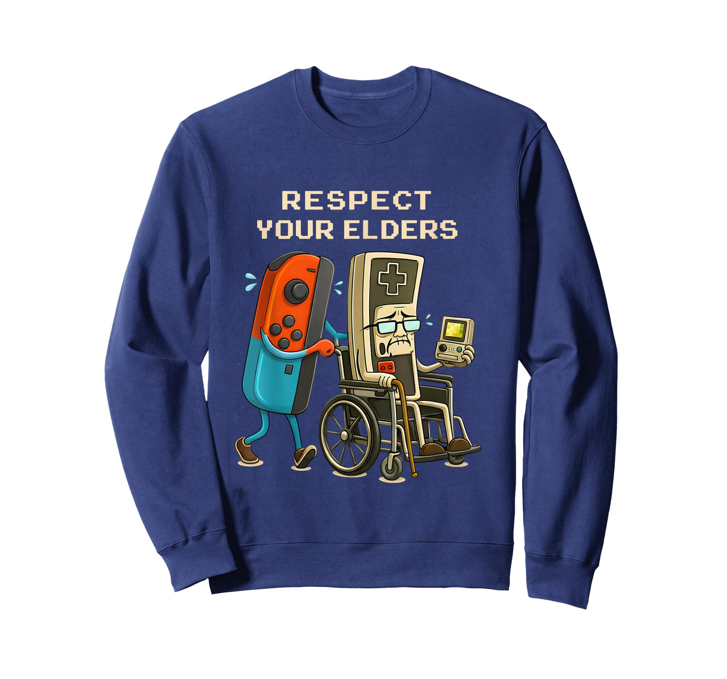 Respect Your Elders Gaming Control Retro Funny Gamer T-Shirt