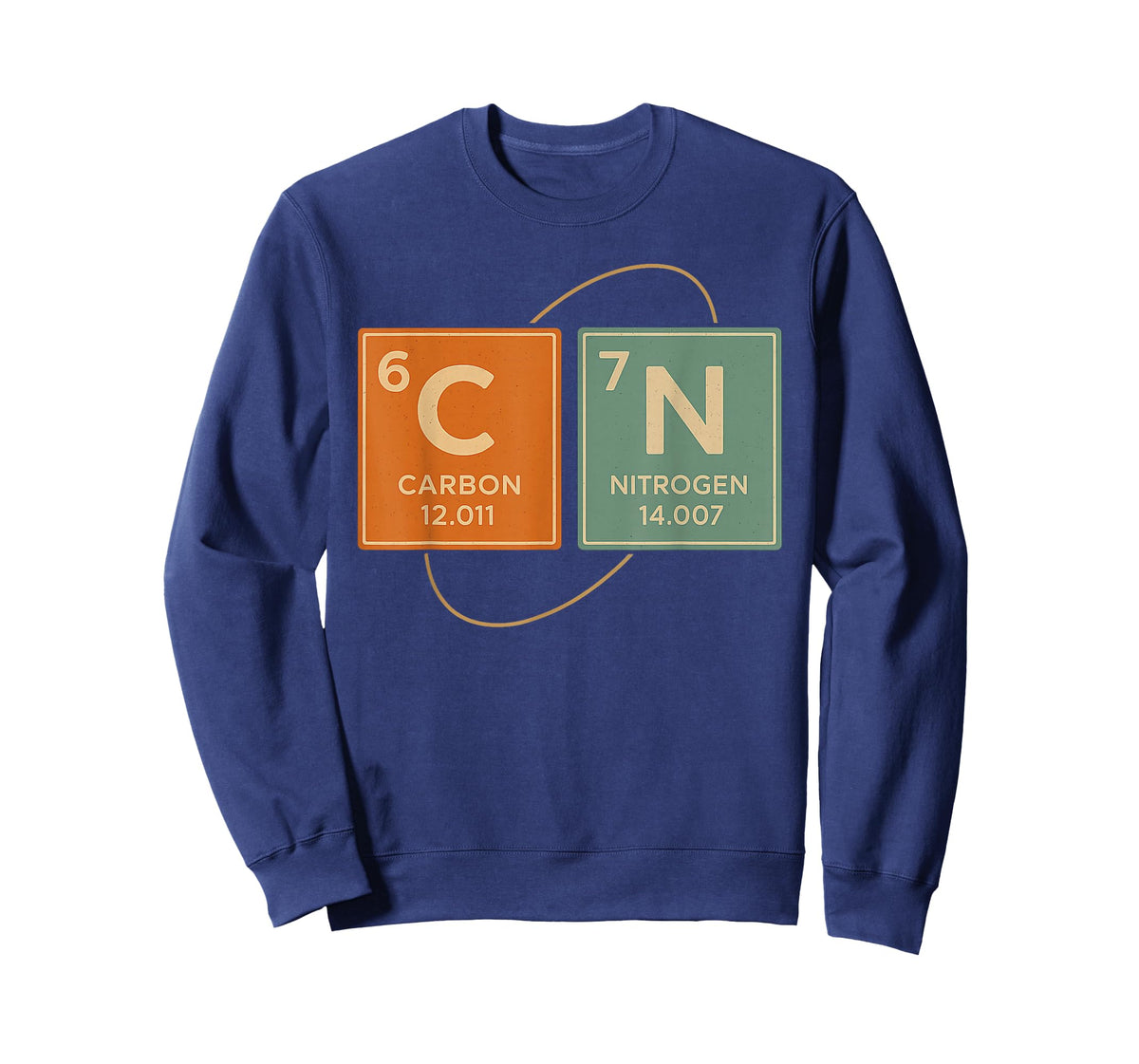 Retro Funny 6 7 Carbon Nitrogen Periodic Design T-Shirt