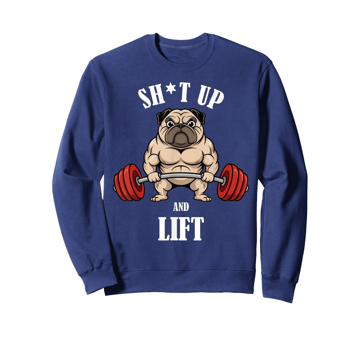 Pug Weightlifting Shirt Gym Fitness Pug T-Shirt