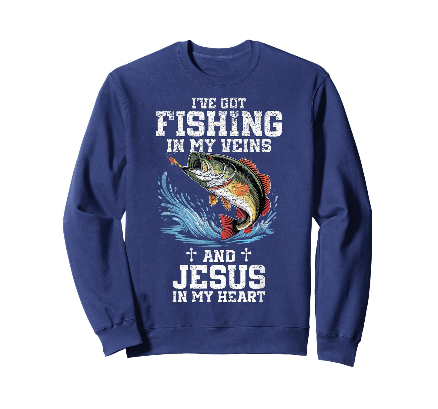 I've Got Fishing in My Veins and Jesus in My Heart Christ T-Shirt