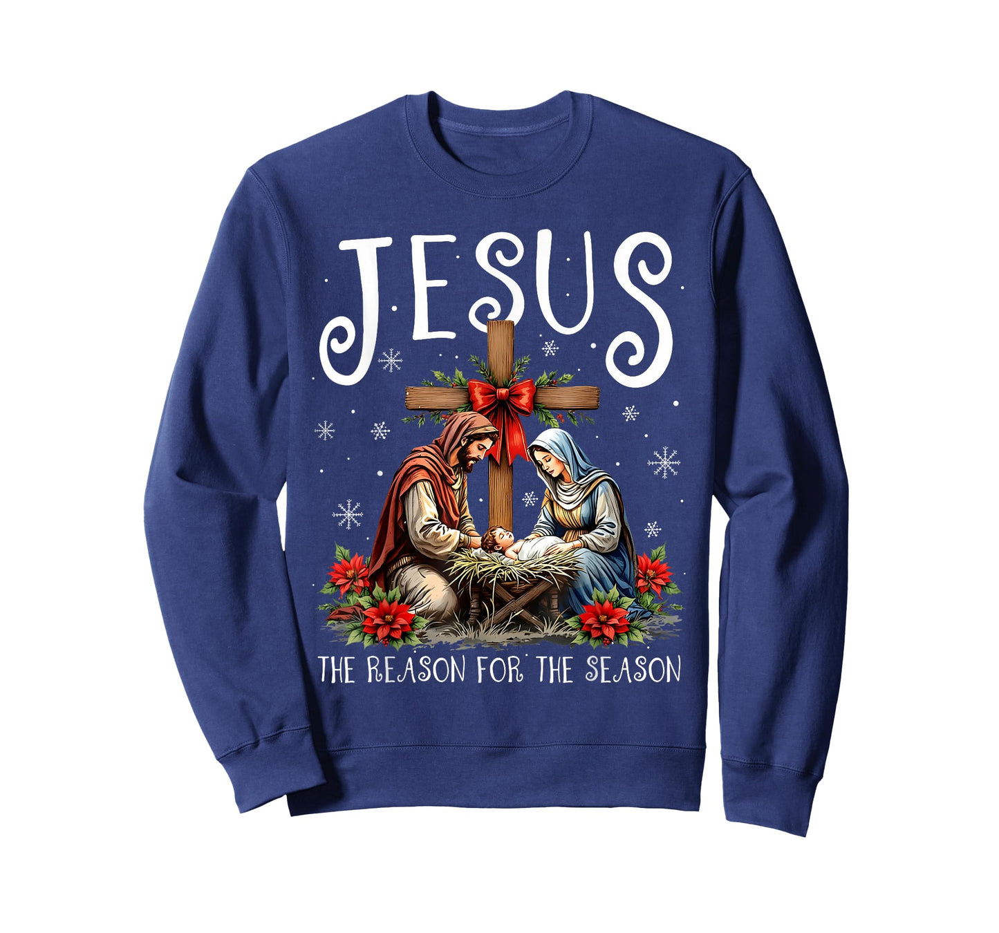 Jesus is The Reason for The Season Christmas Xmas Christian T-Shirt
