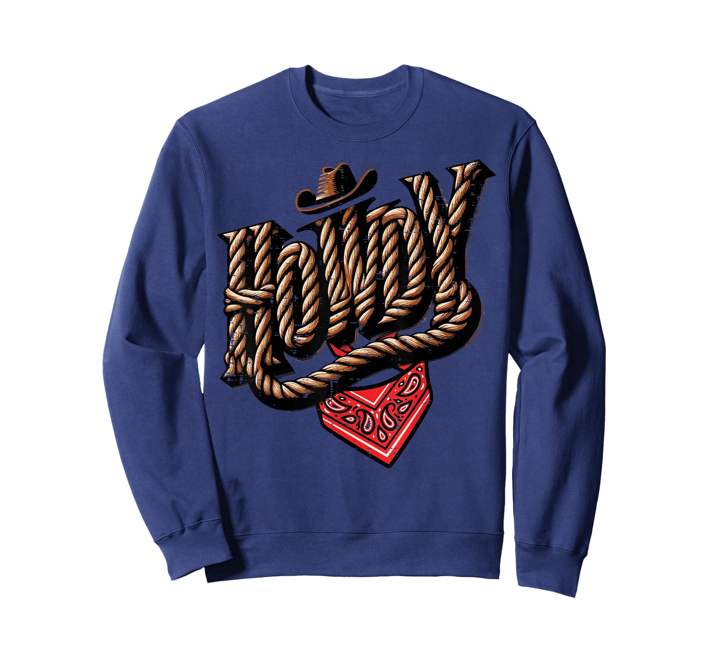Howdy Rope Cowboy Hat Funny Saying Western Men Women Kids T-Shirt
