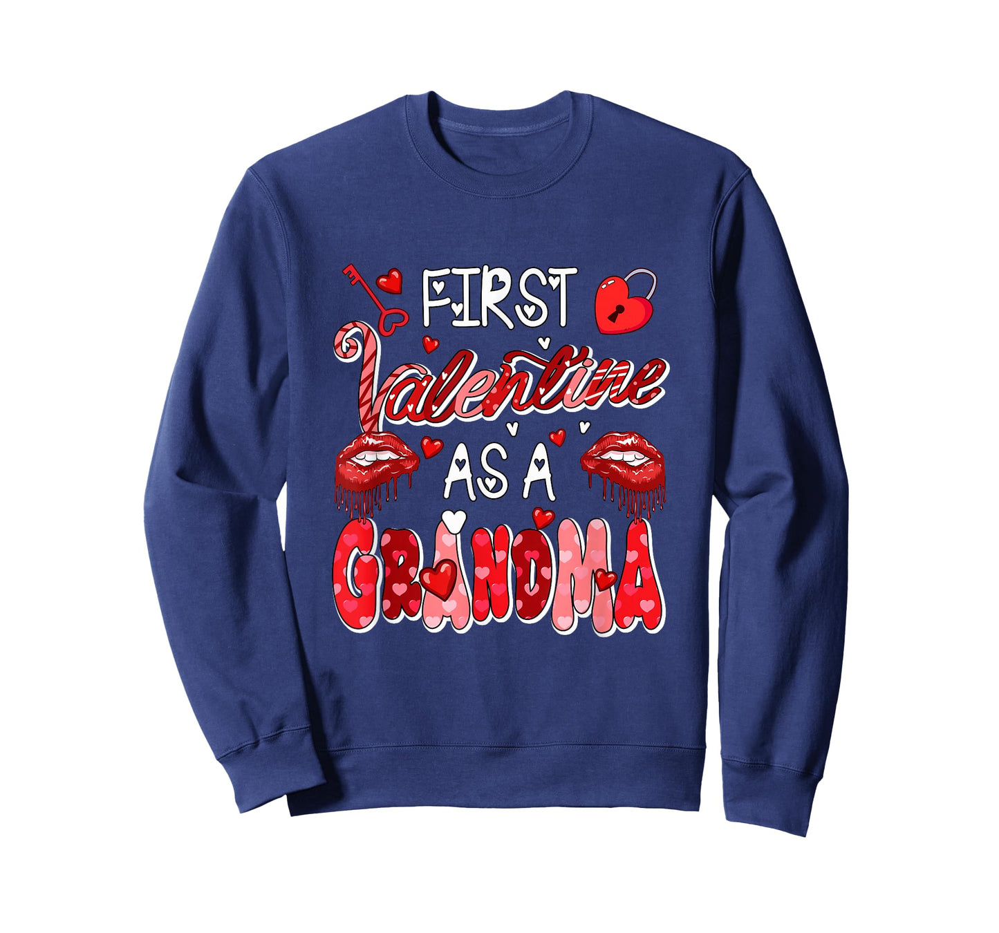 First Valentine As A Grandma Family Proud Expecting New Baby T-Shirt