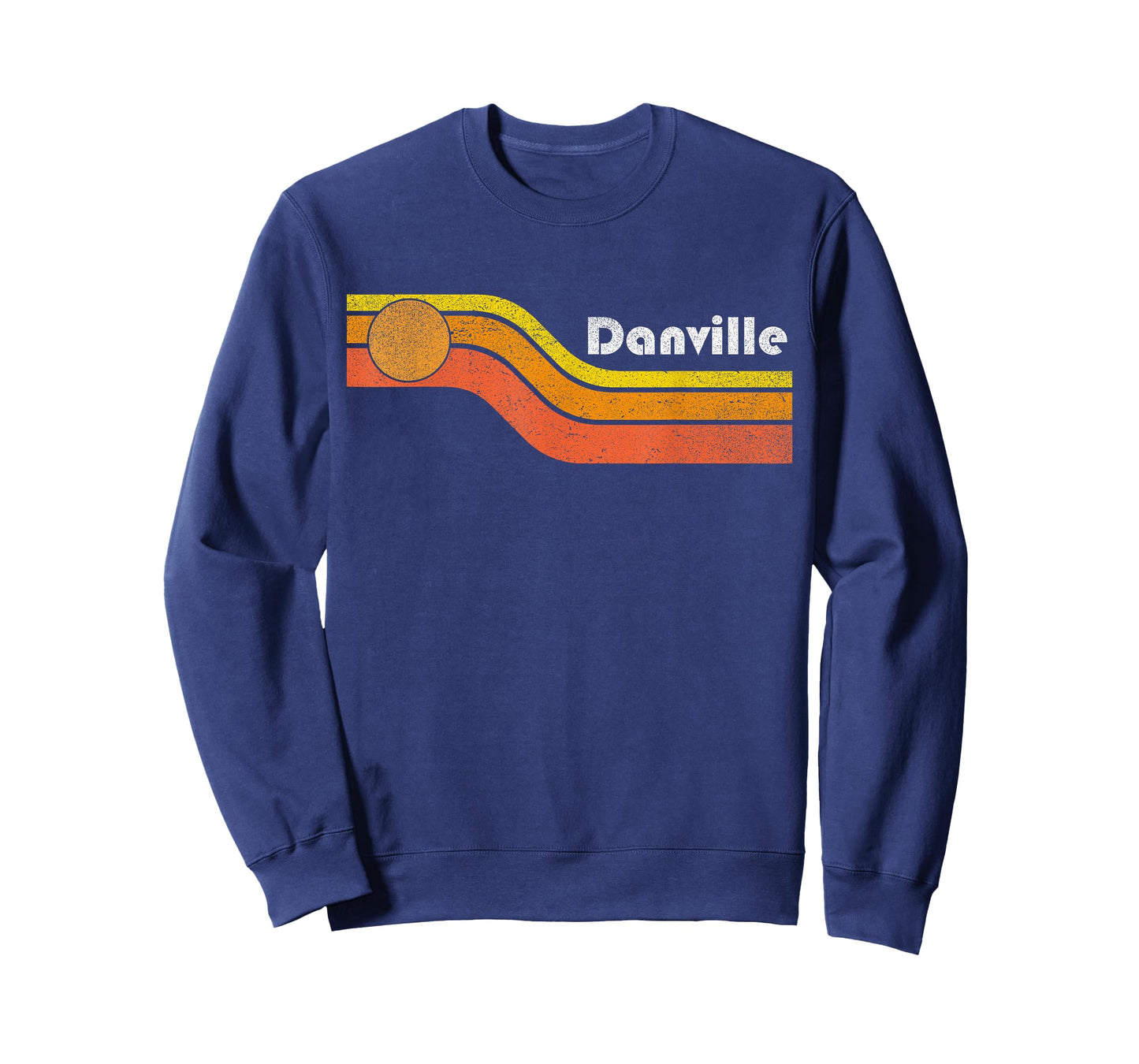 Danville - Vintage Men Women 70s 80s Graphic Cool Retro T-Shirt