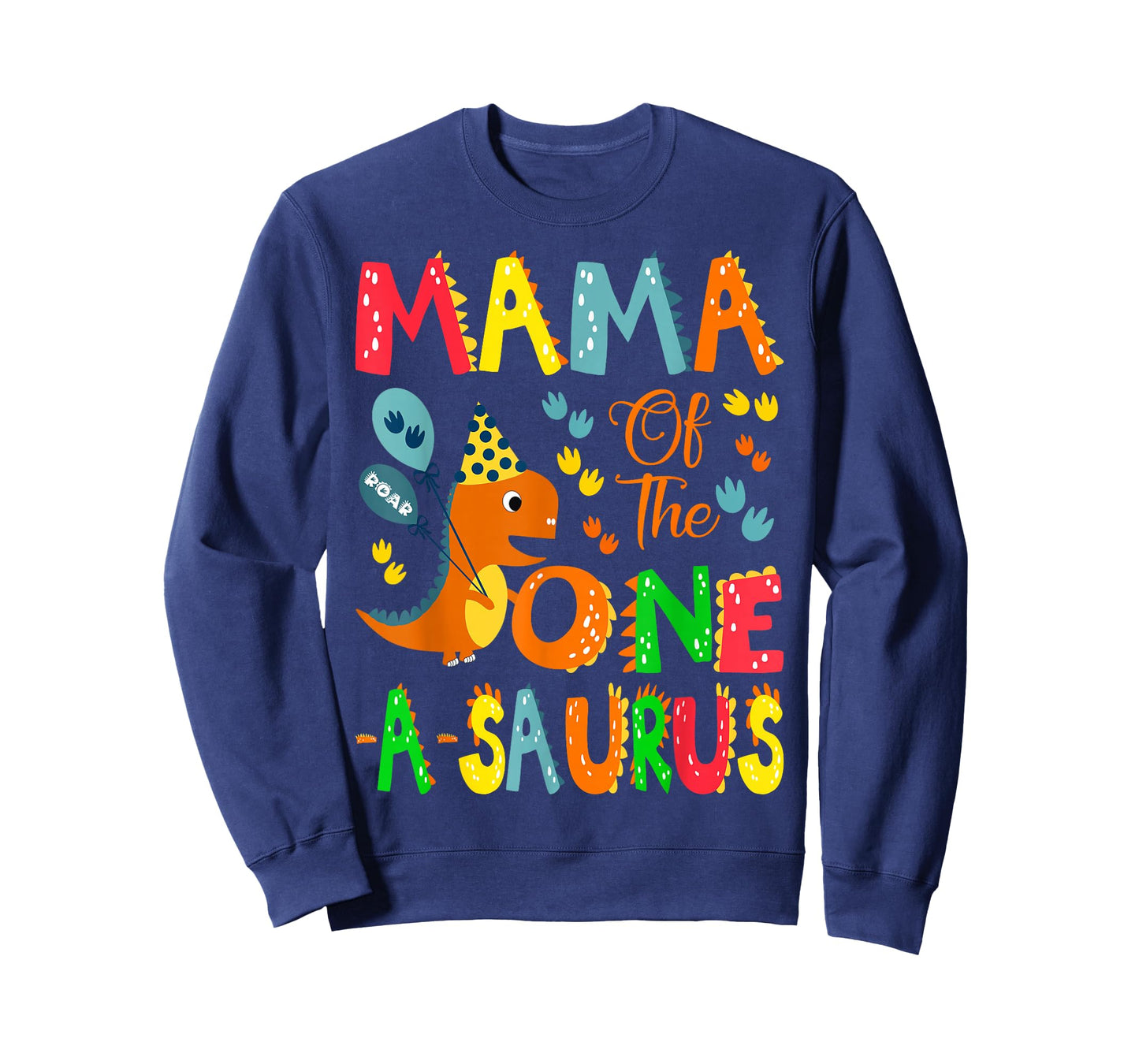 Mama of The One-A-Saurus 1st Birthday Boy Dinosaur Lover T-Shirt