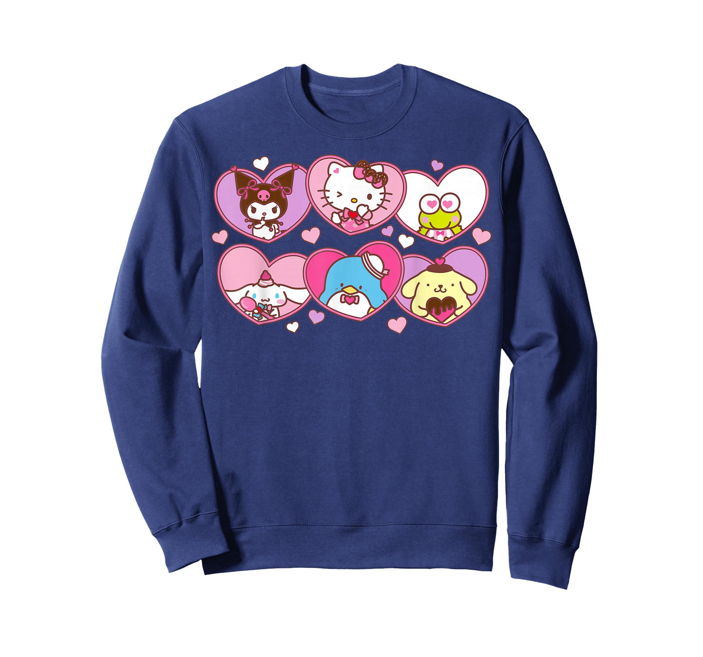 Hello Kitty Valentine's Day Sanrio Characters Heart Frames T-Shirt