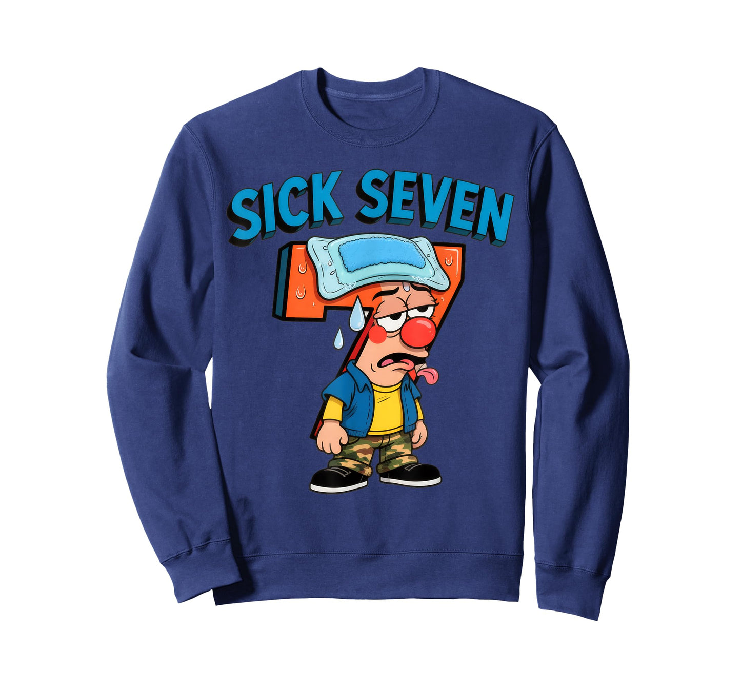 Sick Seven Funny Meme 67 Six Seven Halloween Costume T-Shirt