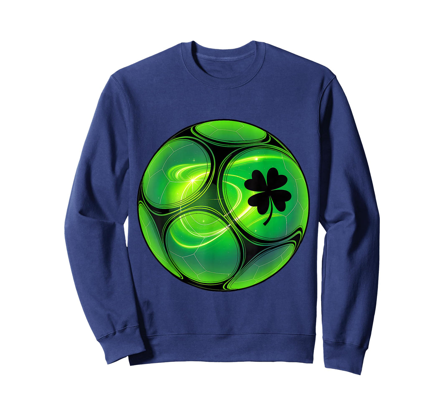 Soccer Shamrock Lucky Clover Irish St Patrick's Day Boys T-Shirt