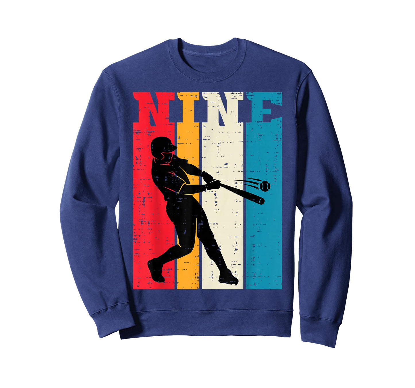 9th Birthday Nine Baseball Batter 9 Year Old Bday Boys Kids T-Shirt