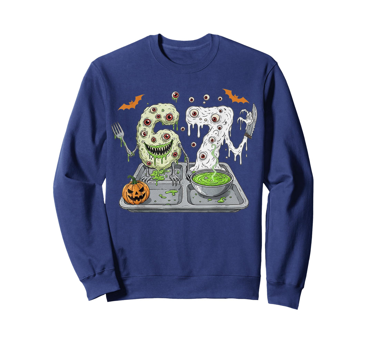 Halloween Lunch Lady Funny 67 Meme Fun Art Man Costume Woman T-Shirt