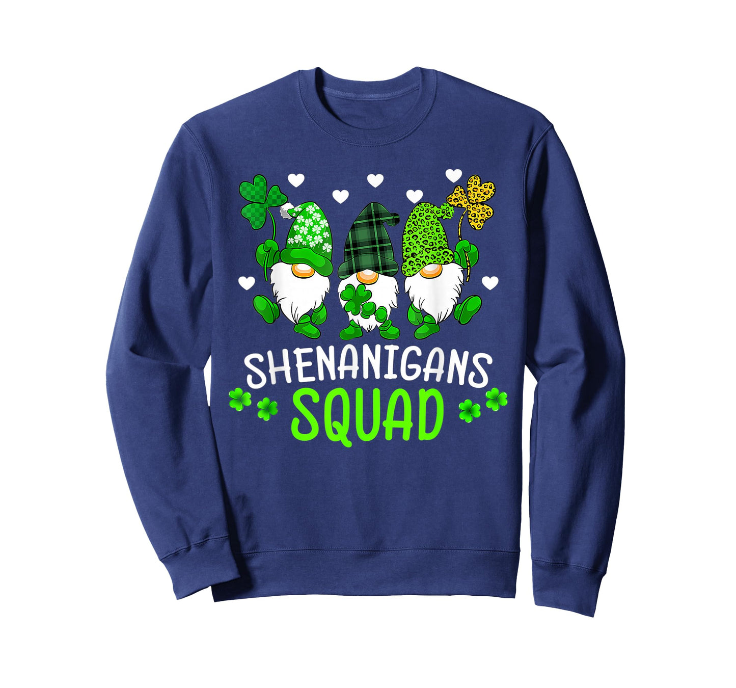 Shenanigans Squad St Patricks Day Gnomes Green Proud Irish T-Shirt