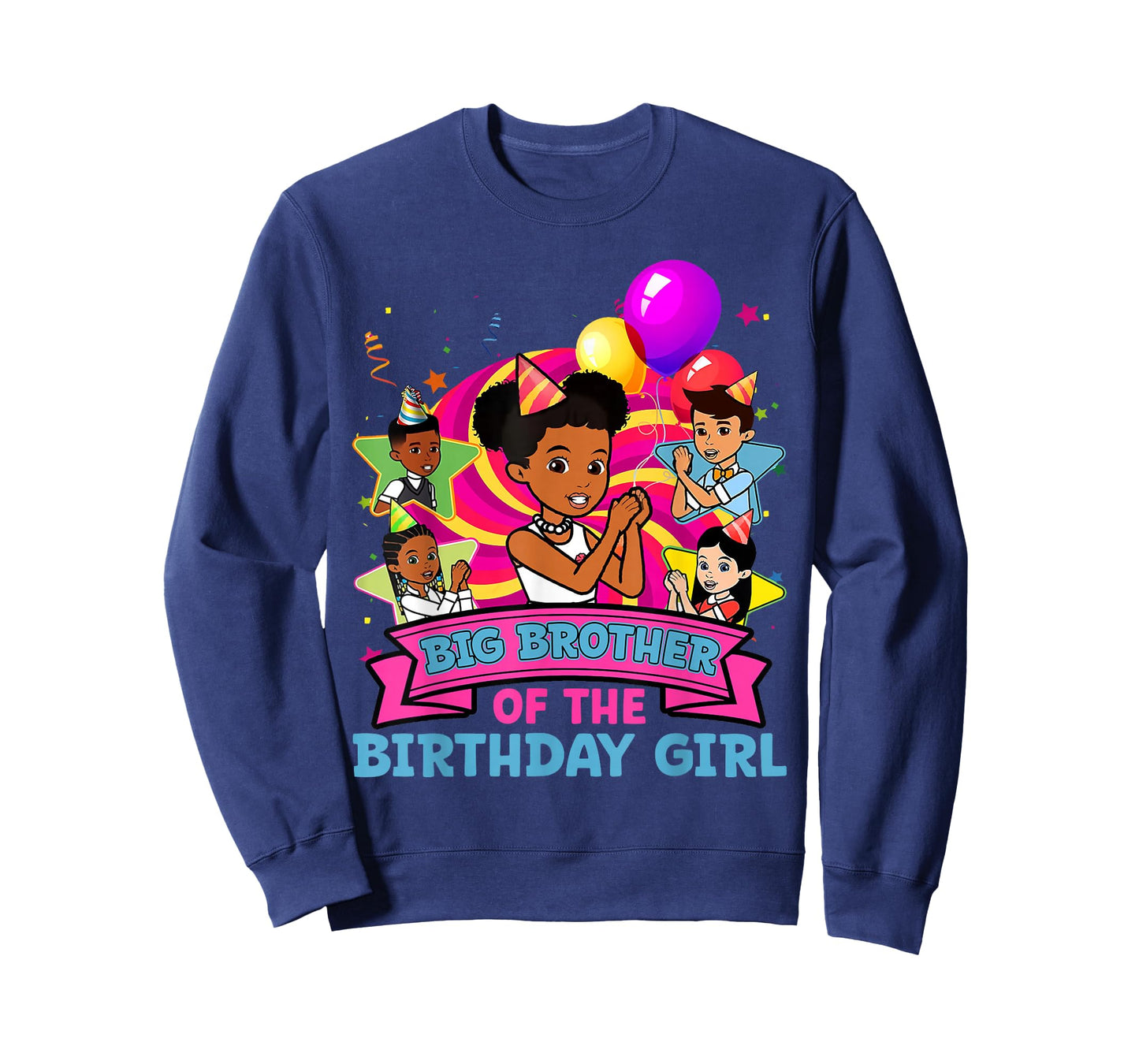 Big Brother Birthday Girl Gracie Pink Doll Family Decoration T-Shirt