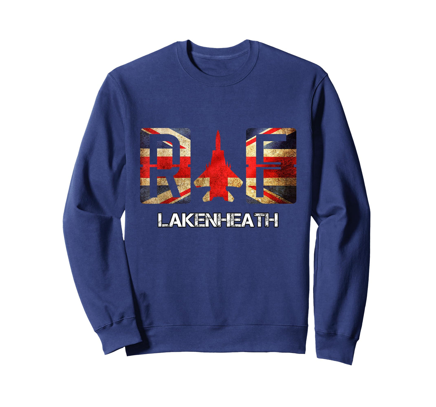 RAF Lakenheath England Airforce Vintage Distressed T-Shirt