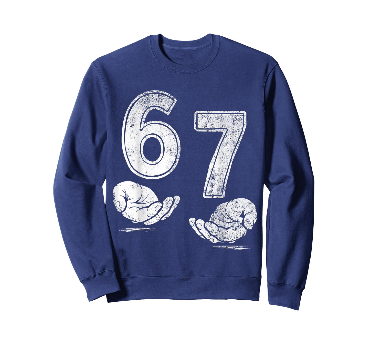 Six Seven Hands Funny 6 7 Meme Gen Alpha Slang Shirt T-Shirt