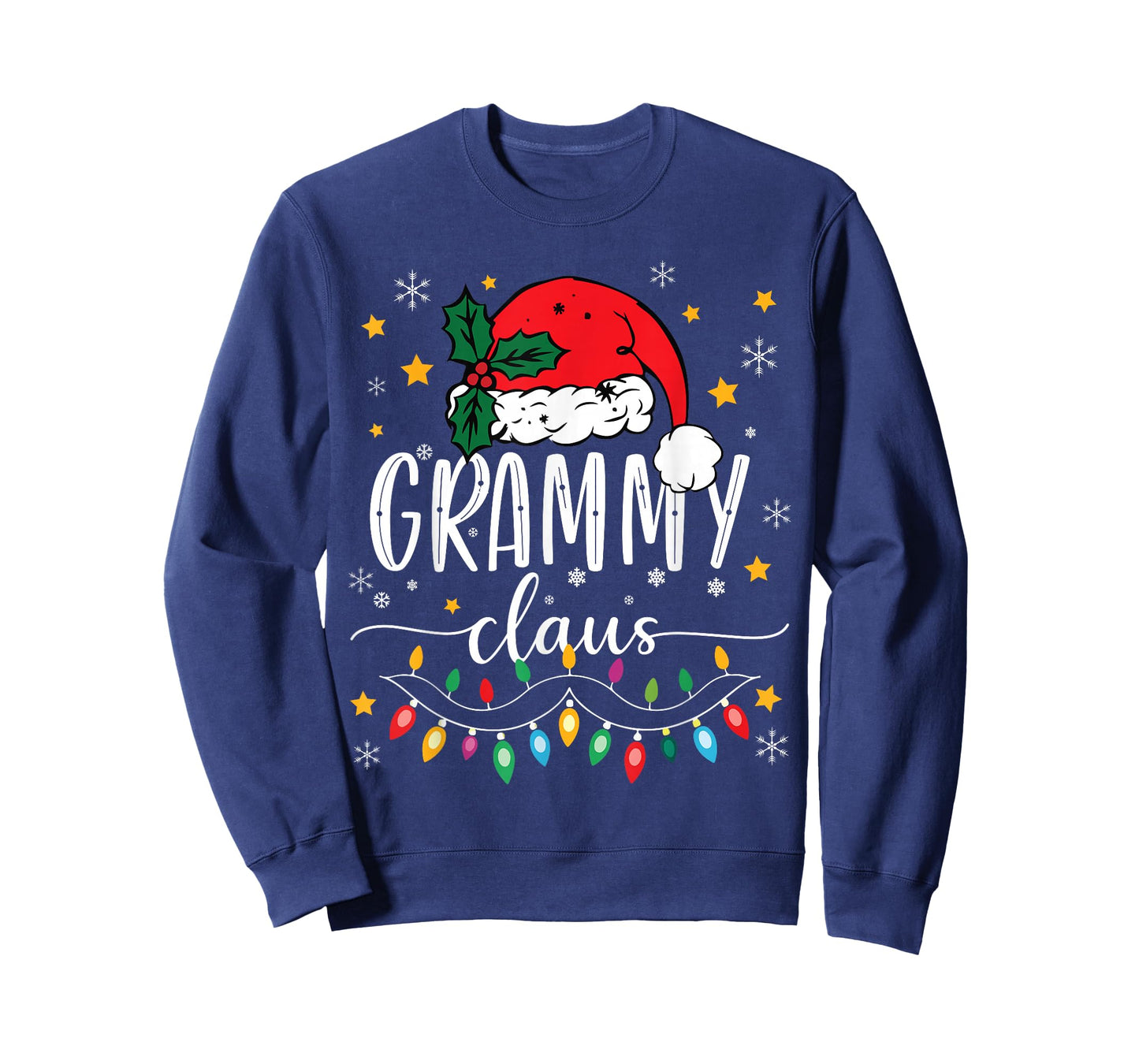 Grammy Claus Xmas Santa Funny Christmas Matching Family T-Shirt