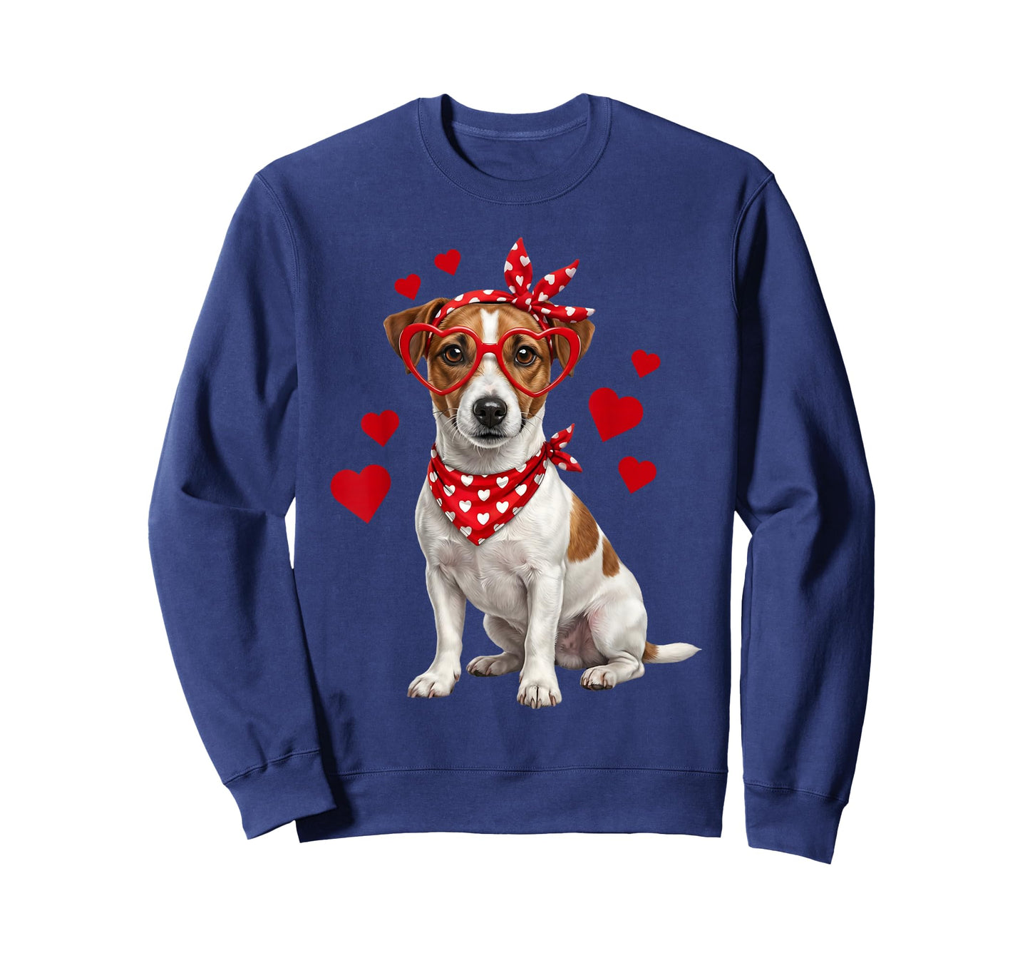 Jack Russell Terrier Valentines Day Dog Lover Heart T-Shirt
