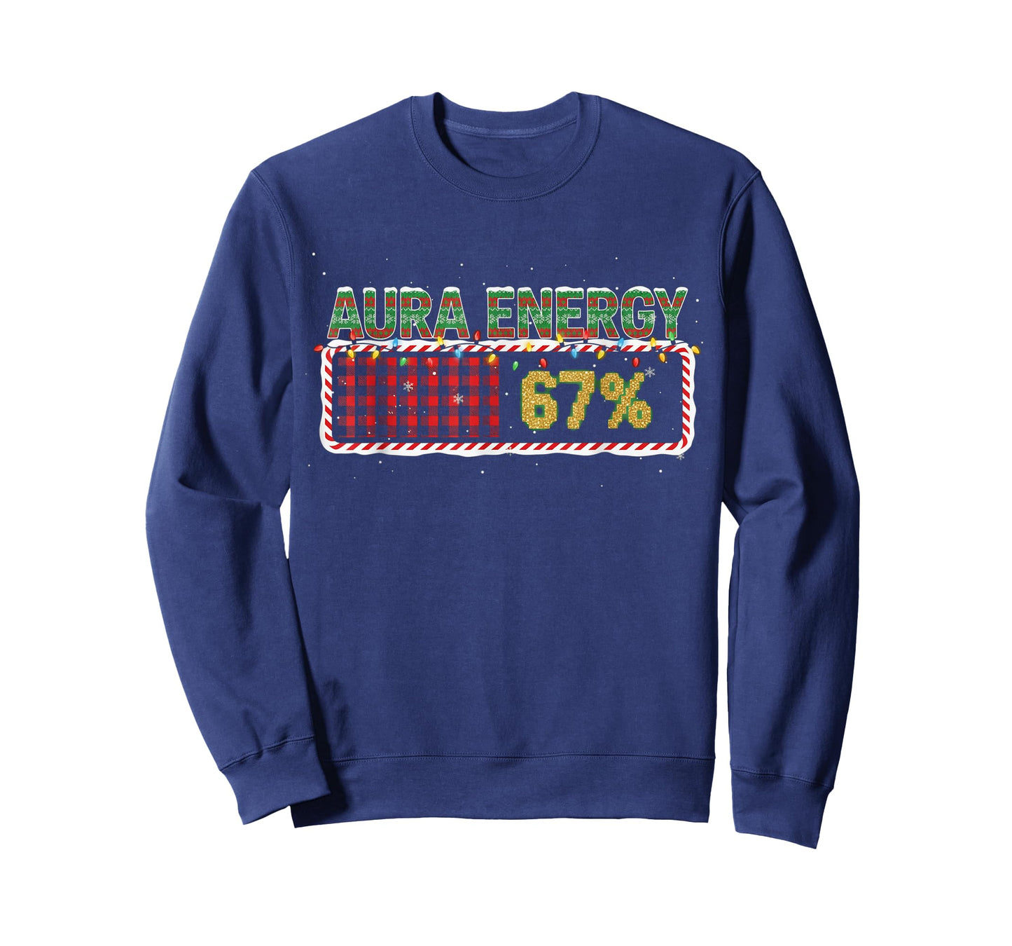 Funny Aura Energy 67 Christmas Holiday Women Kids Xmas T-Shirt