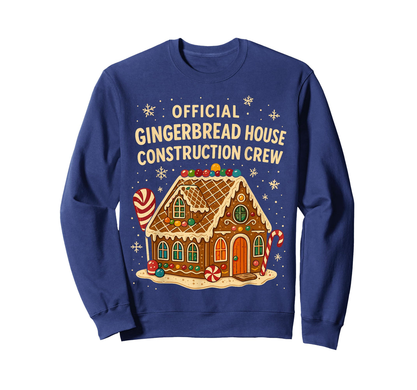 Gingerbread Man Costume Gingerbread House Construction Crew T-Shirt